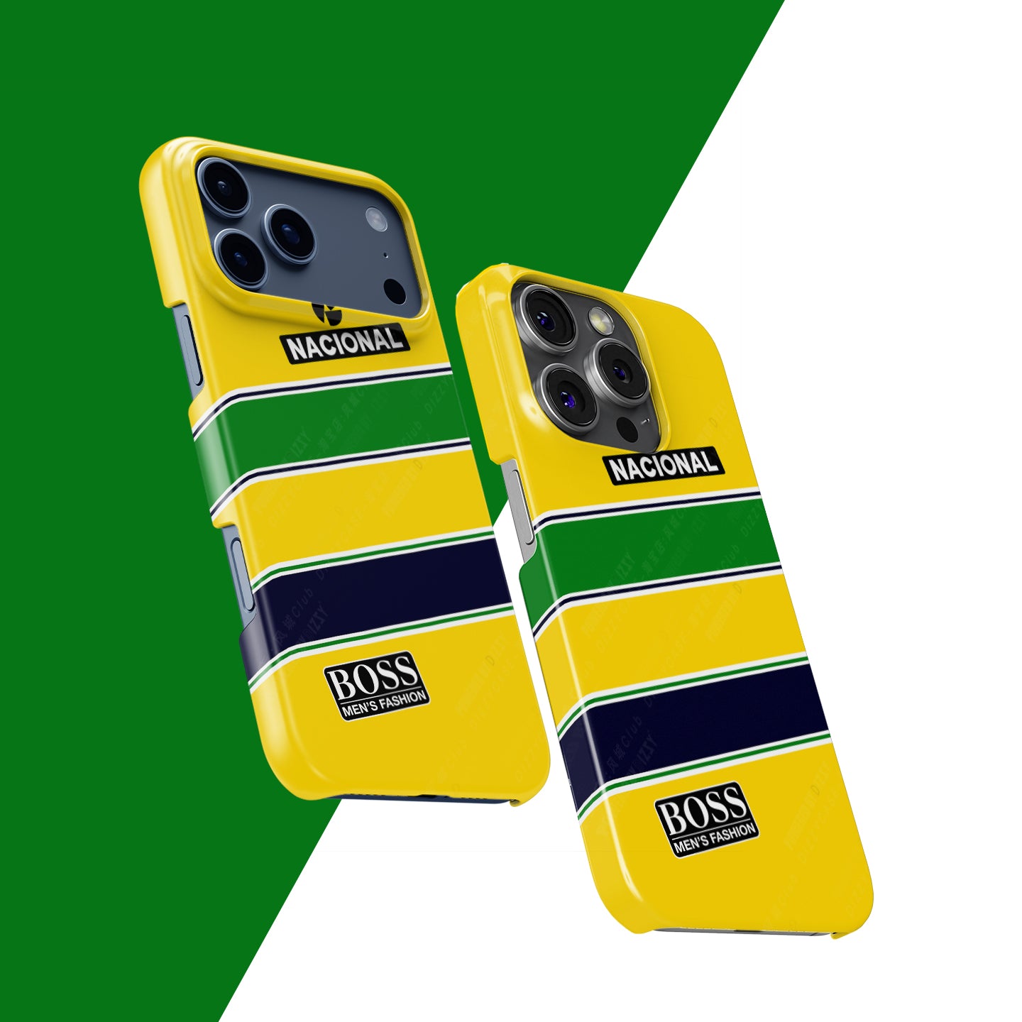 Ayrton Senna Helmet F1 Tribute - Apple iPhone Case