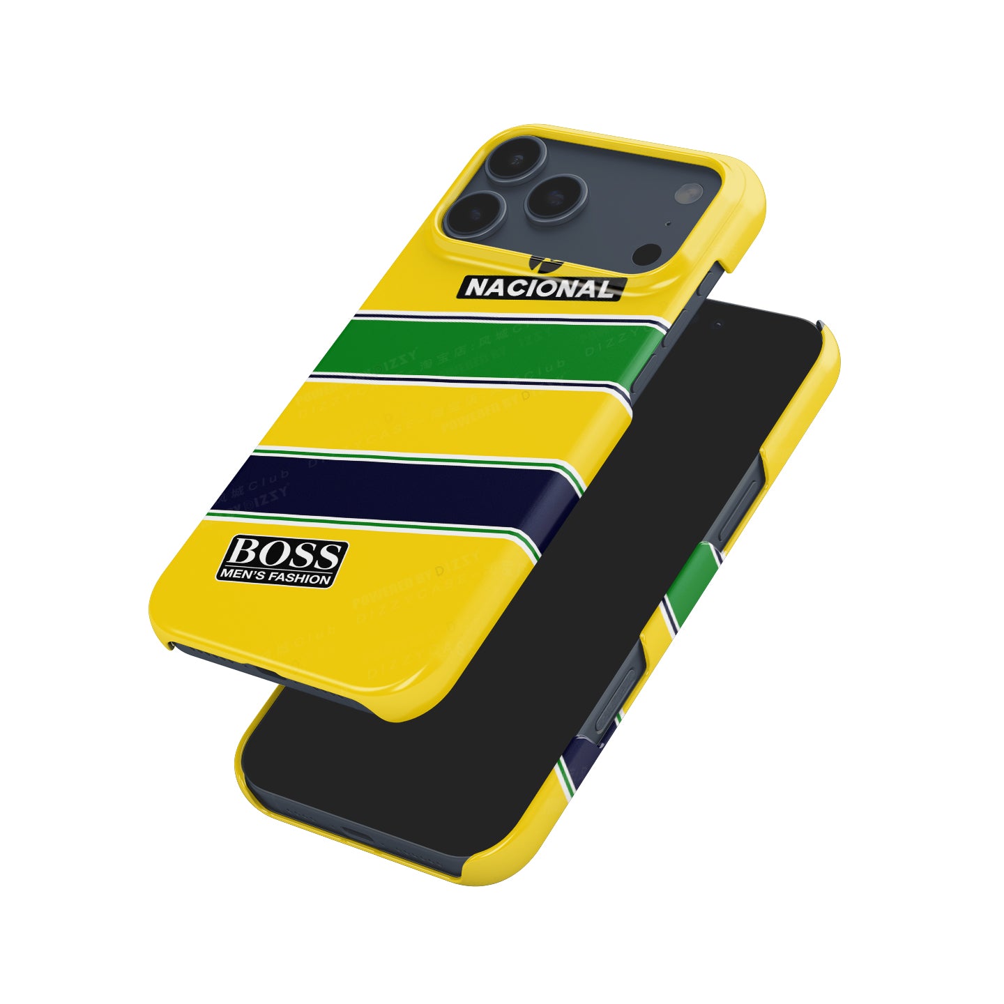 Ayrton Senna Helmet F1 Tribute - Apple iPhone Case