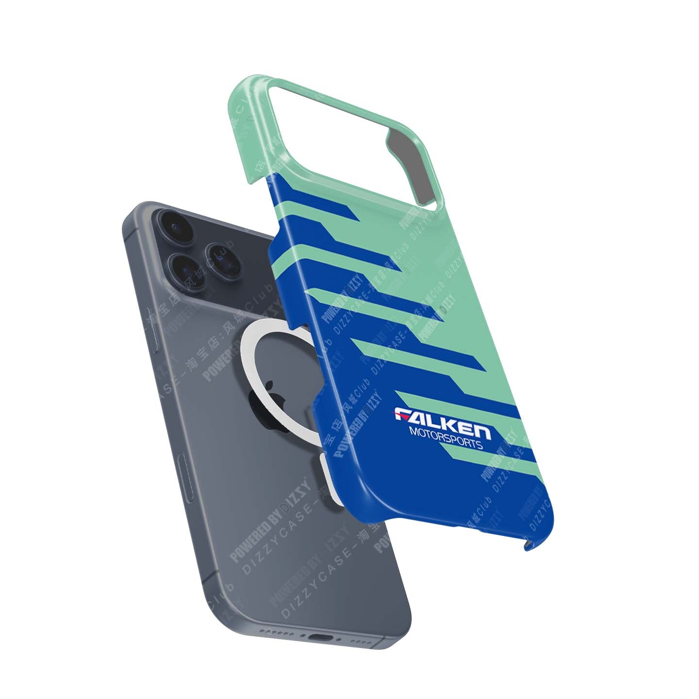 Falken Livery Porsche 911 GT3 R - Apple iPhone Case