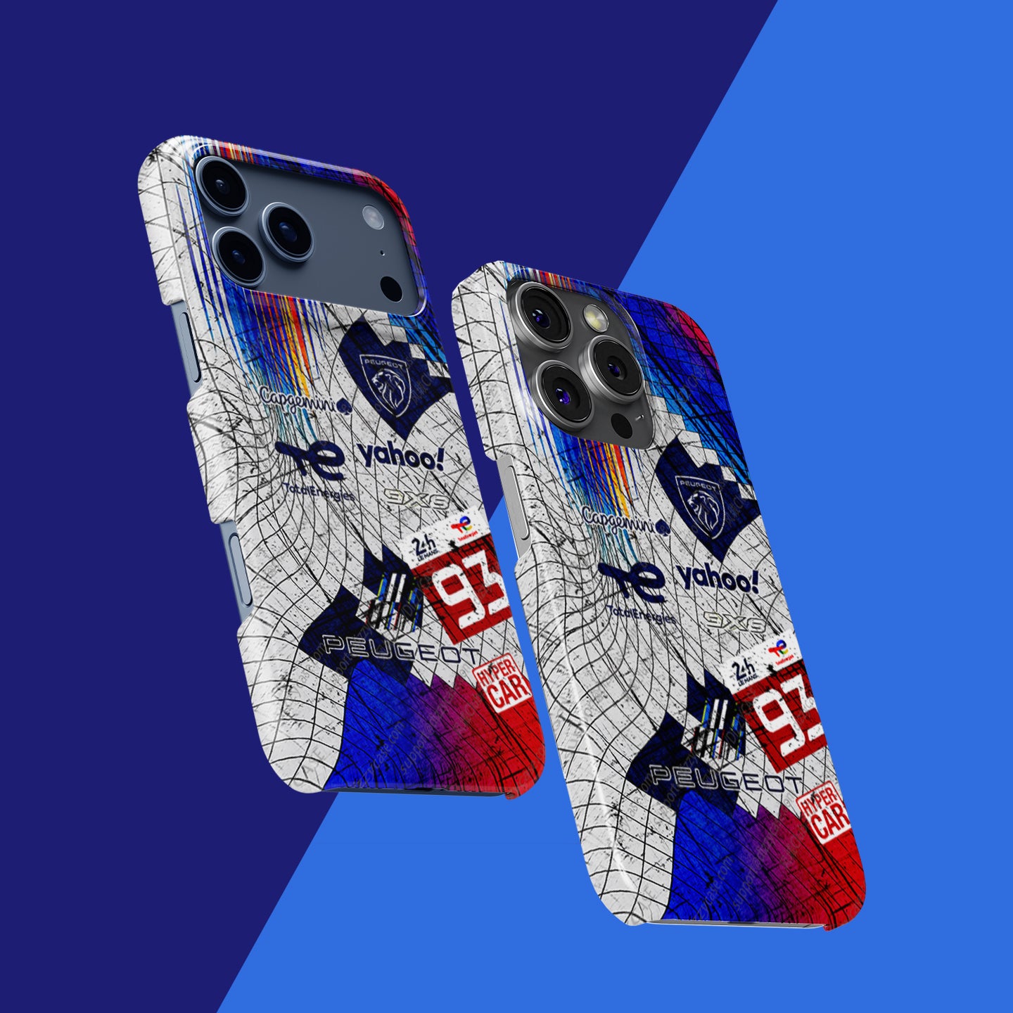 Peugeot 9X8 Le Mans 100th Anniversary Phone Case – Hypercar Tribute Livery (Race-Worn Edition)