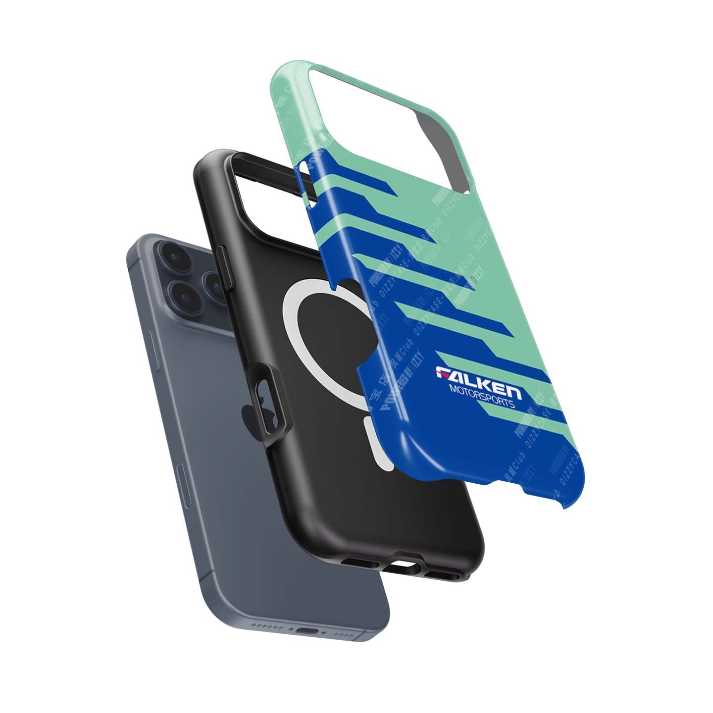 Falken Livery Porsche 911 GT3 R - Apple iPhone Case