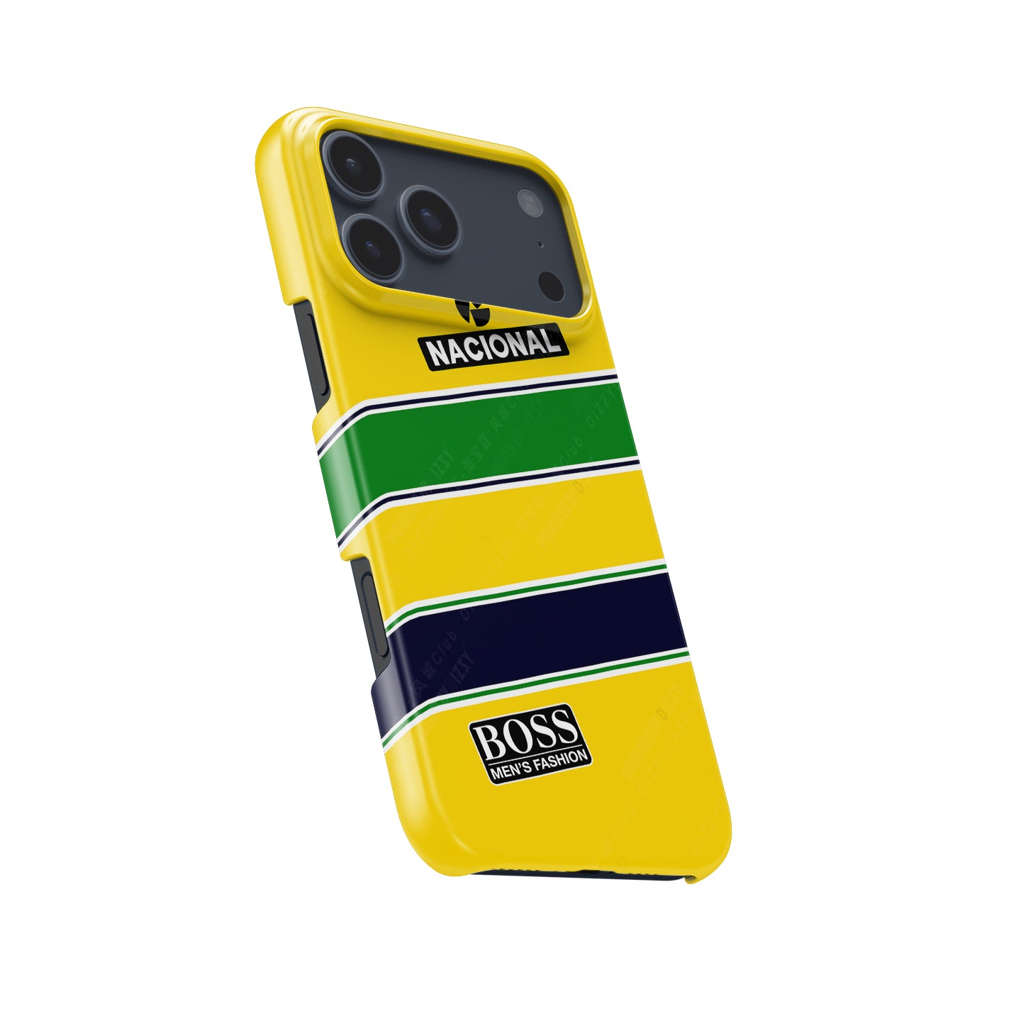 Ayrton Senna Helmet F1 Tribute - Apple iPhone Case