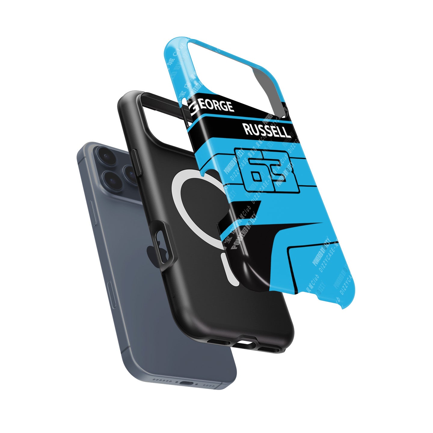 George Russell 2025 F1 Helmet Livery Phone Case – Racing Number 63 Edition