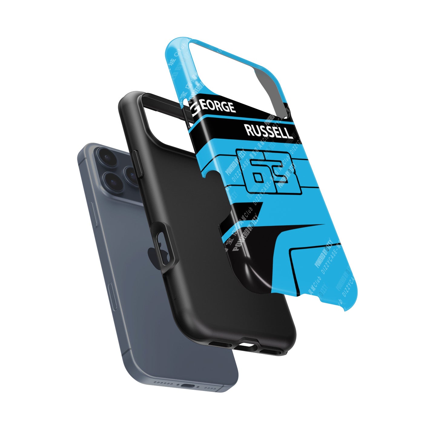 George Russell 2025 F1 Helmet Livery Phone Case – Racing Number 63 Edition