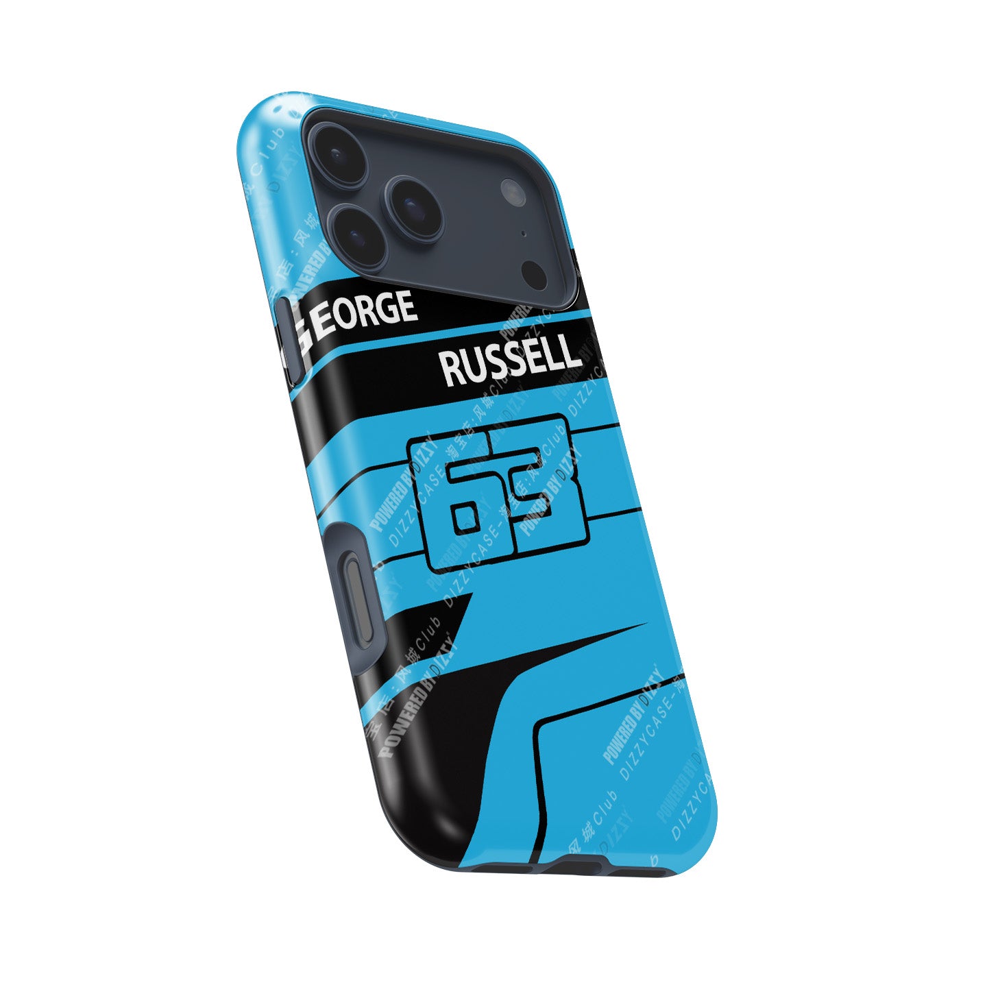 George Russell 2025 F1 Helmet Livery Phone Case – Racing Number 63 Edition