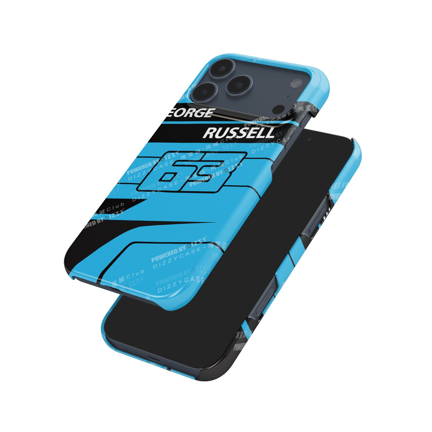 George Russell 2025 F1 Helmet Livery Phone Case – Racing Number 63 Edition