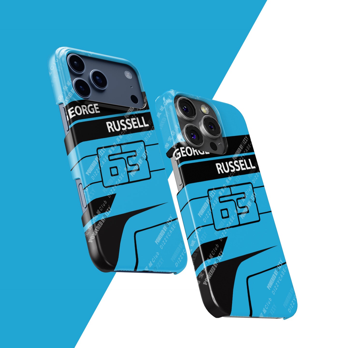 George Russell 2025 F1 Helmet Livery Phone Case – Racing Number 63 Edition