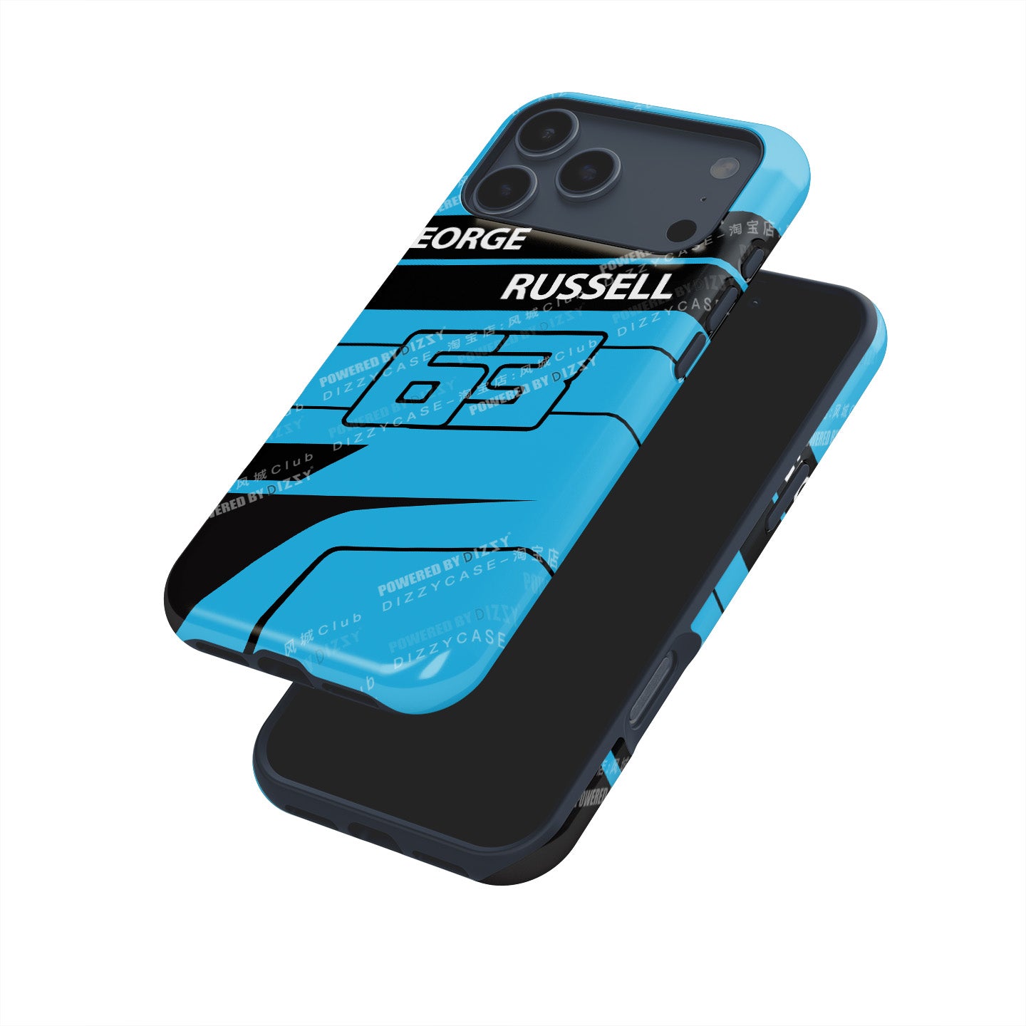 George Russell 2025 F1 Helmet Livery Phone Case – Racing Number 63 Edition