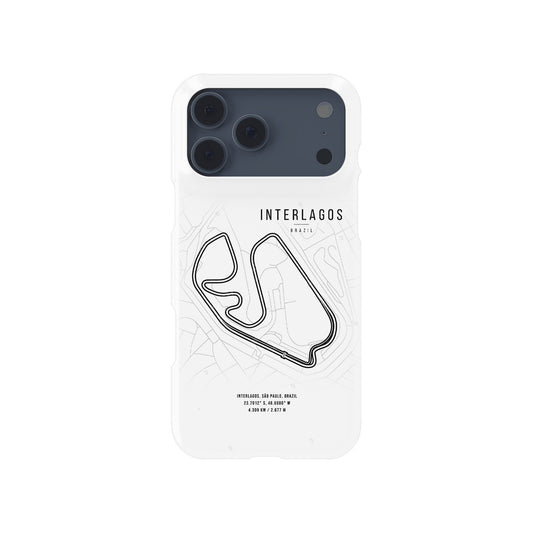 Interlagos F1 Track Map Grand Prix - iPhone Case | DIZZY CASE