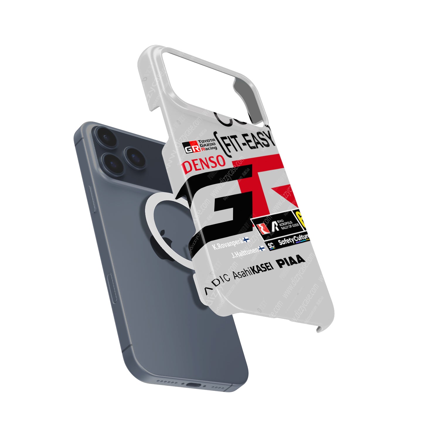 Kalle Rovanperä 2025 GR Yaris "Summer Livery" - iPhone Case