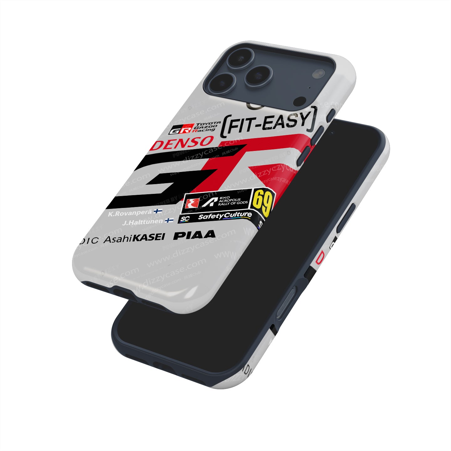 Kalle Rovanperä 2025 GR Yaris "Summer Livery" - iPhone Case