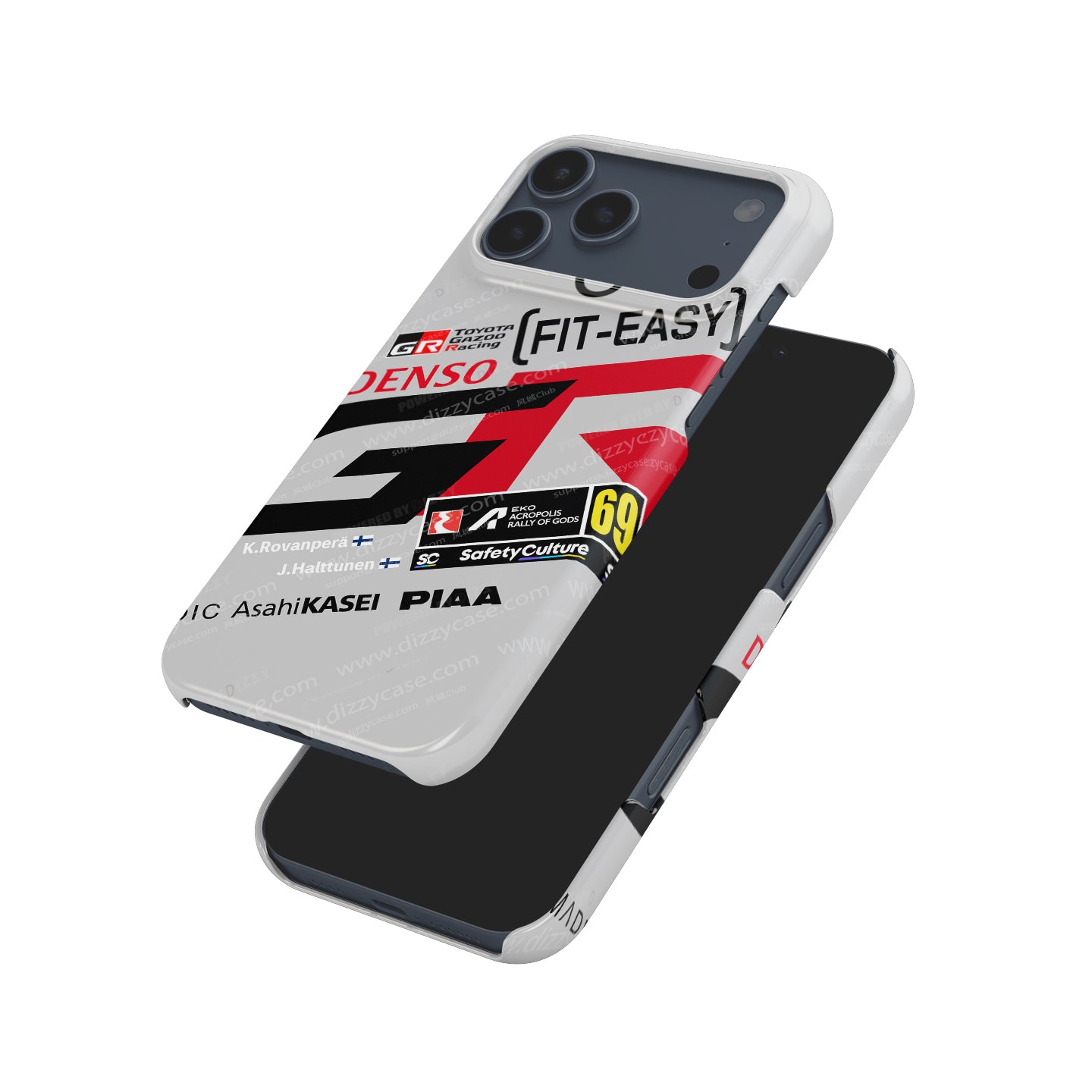 Kalle Rovanperä 2025 GR Yaris "Summer Livery" - iPhone Case
