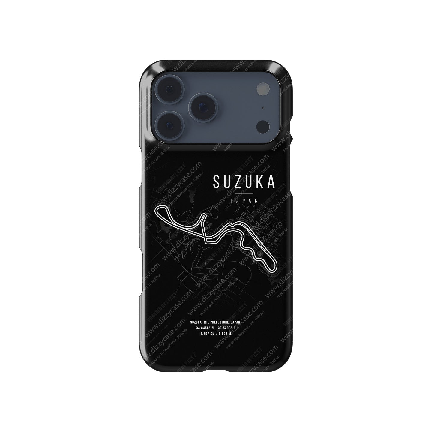 Suzuka F1 Track Map iPhone Case