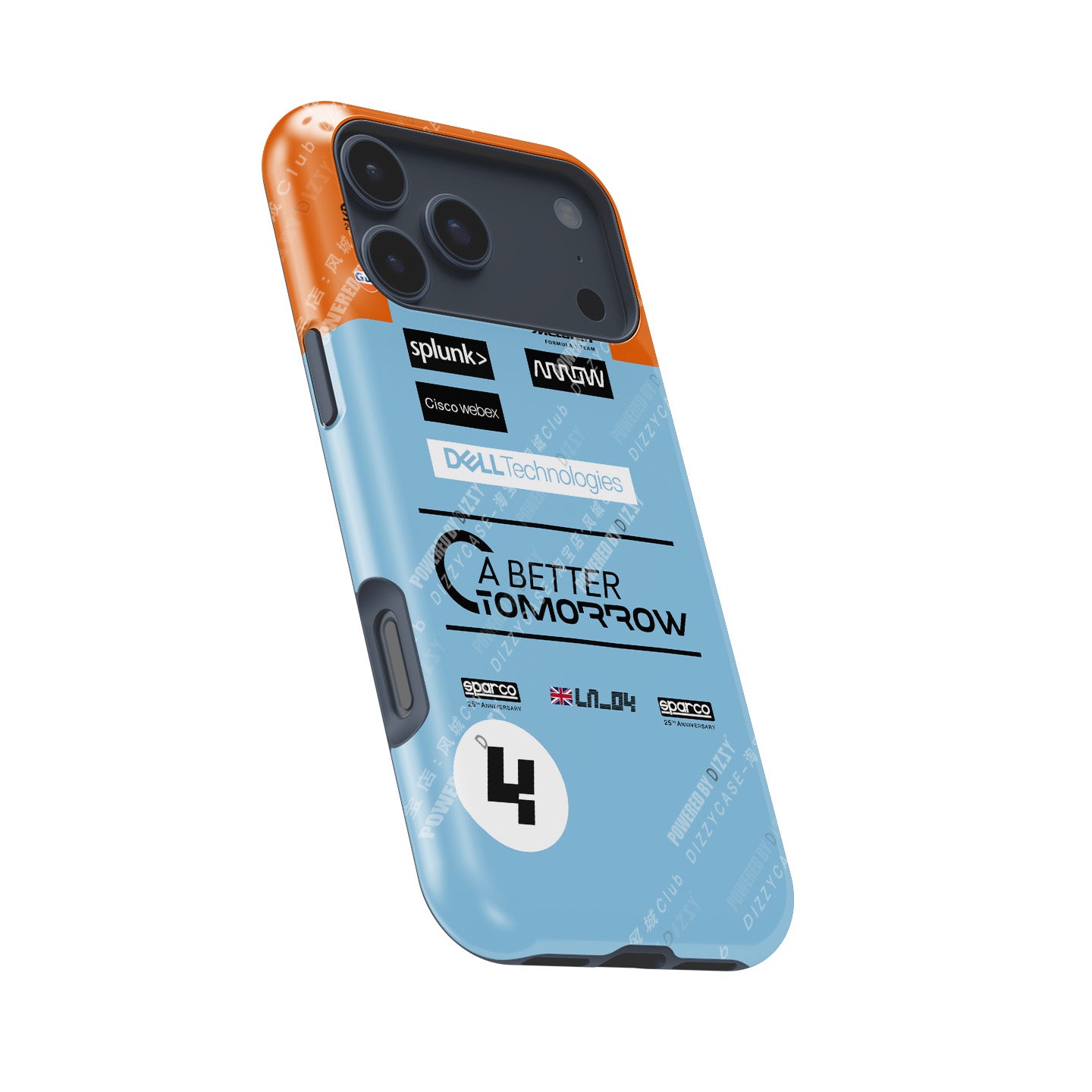 Lando Norris Gulf Livery Case for iPhone - McLaren Monaco Edition