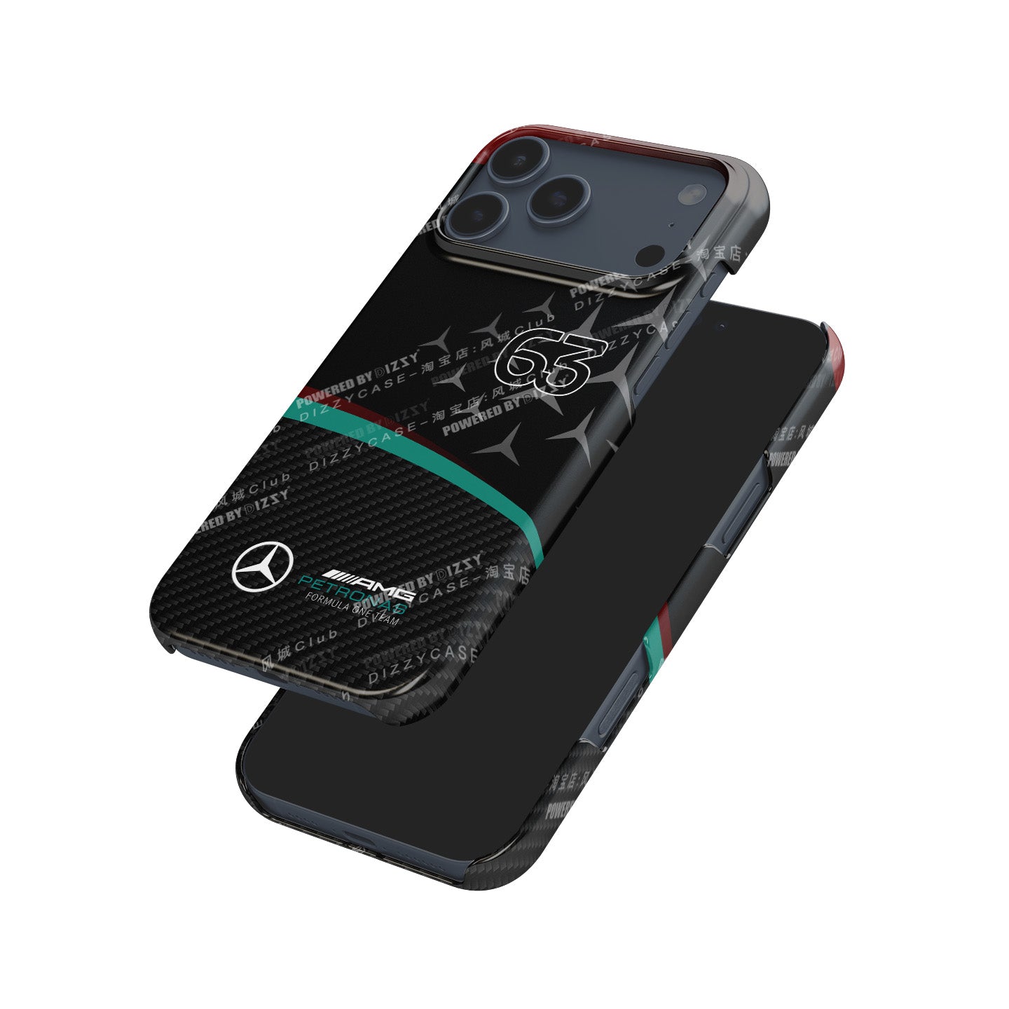 Mercedes W15 George Russell Phone Case: F1 Style & Protection | DIZZY CASE