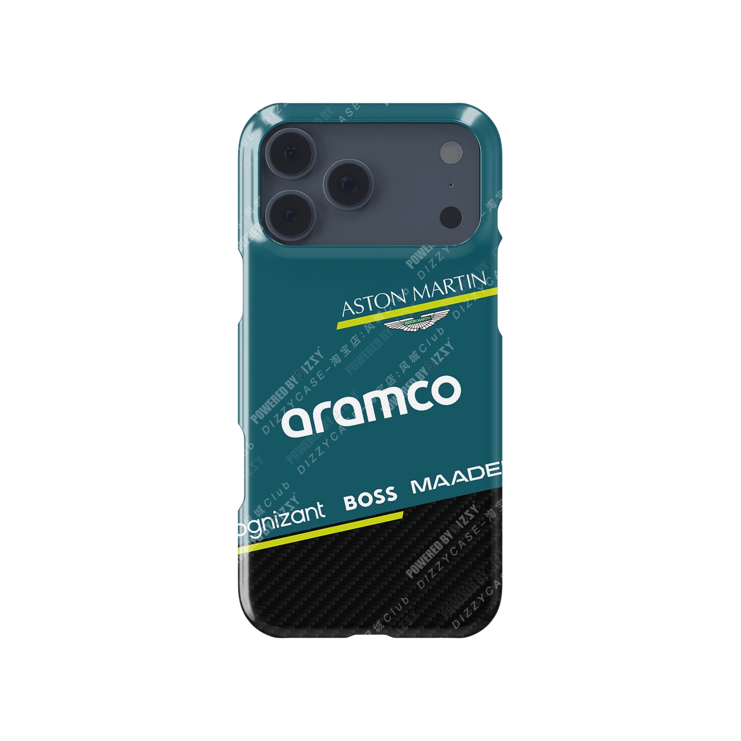 Aston Martin AMR25 Phone Case – F1 Livery Inspired (iPhone Series)