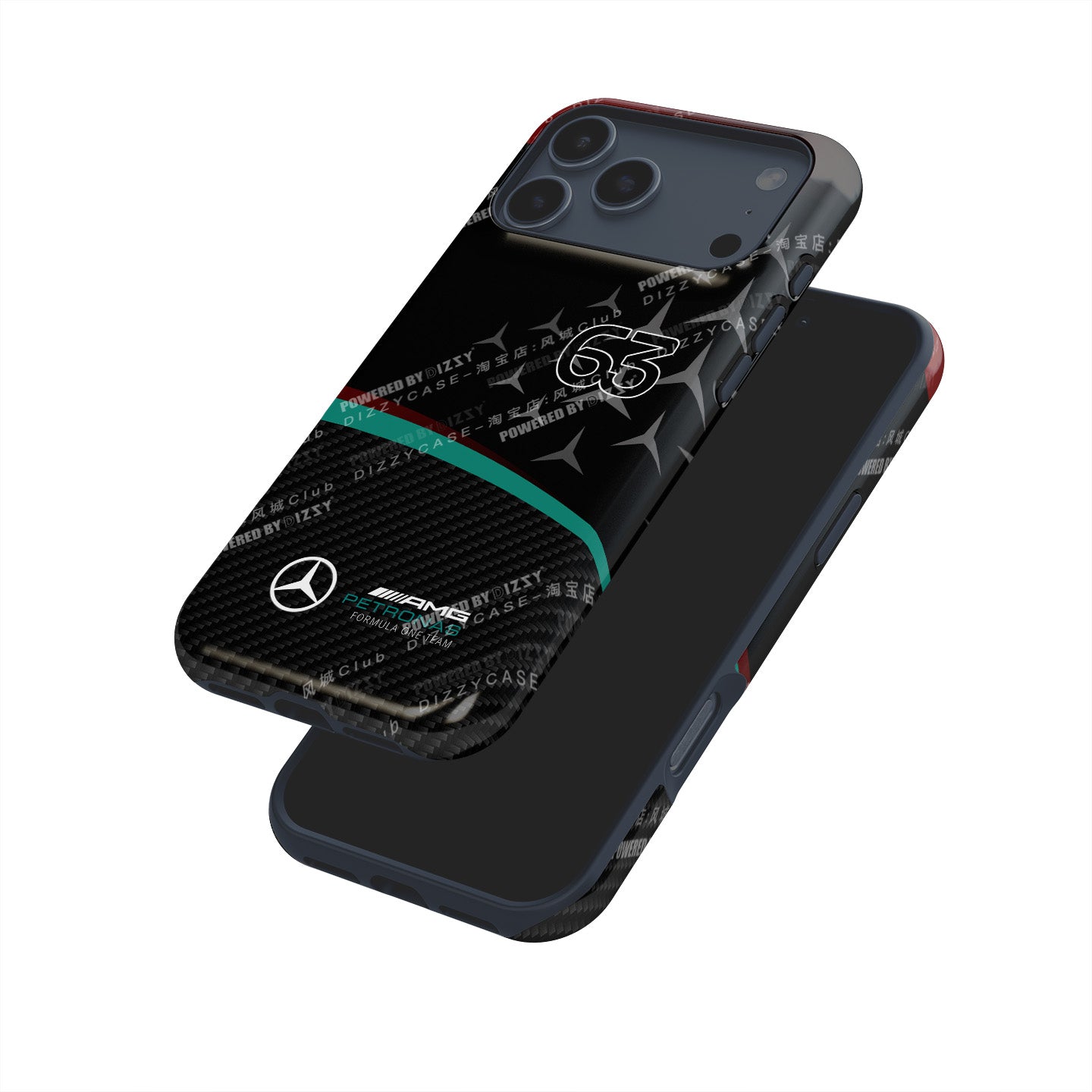 Mercedes W15 George Russell Phone Case: F1 Style & Protection | DIZZY CASE