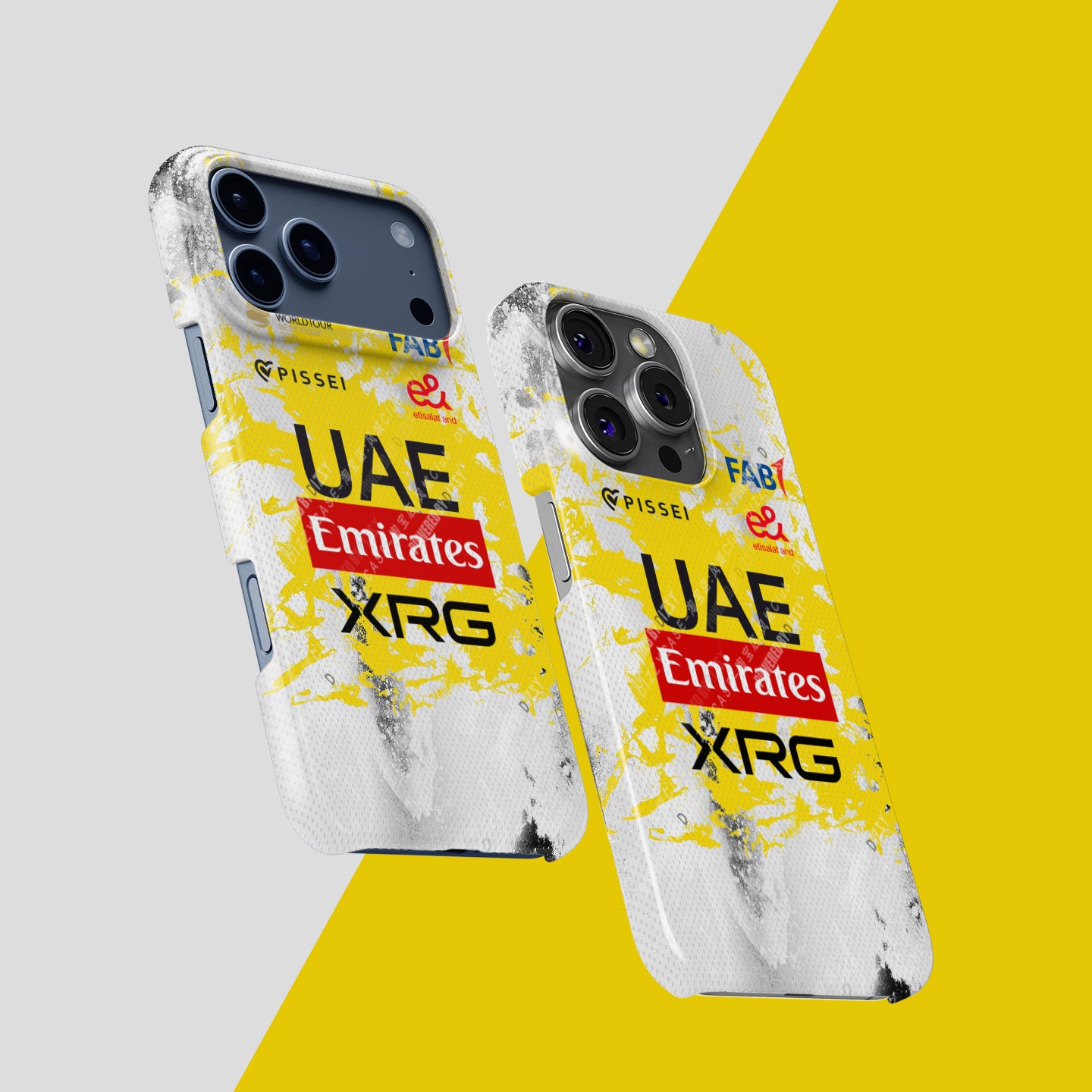 Tadej Pogačar 2025 Tour de France Victory Phone Case – UAE Yellow Jersey Tribute (for iPhone)