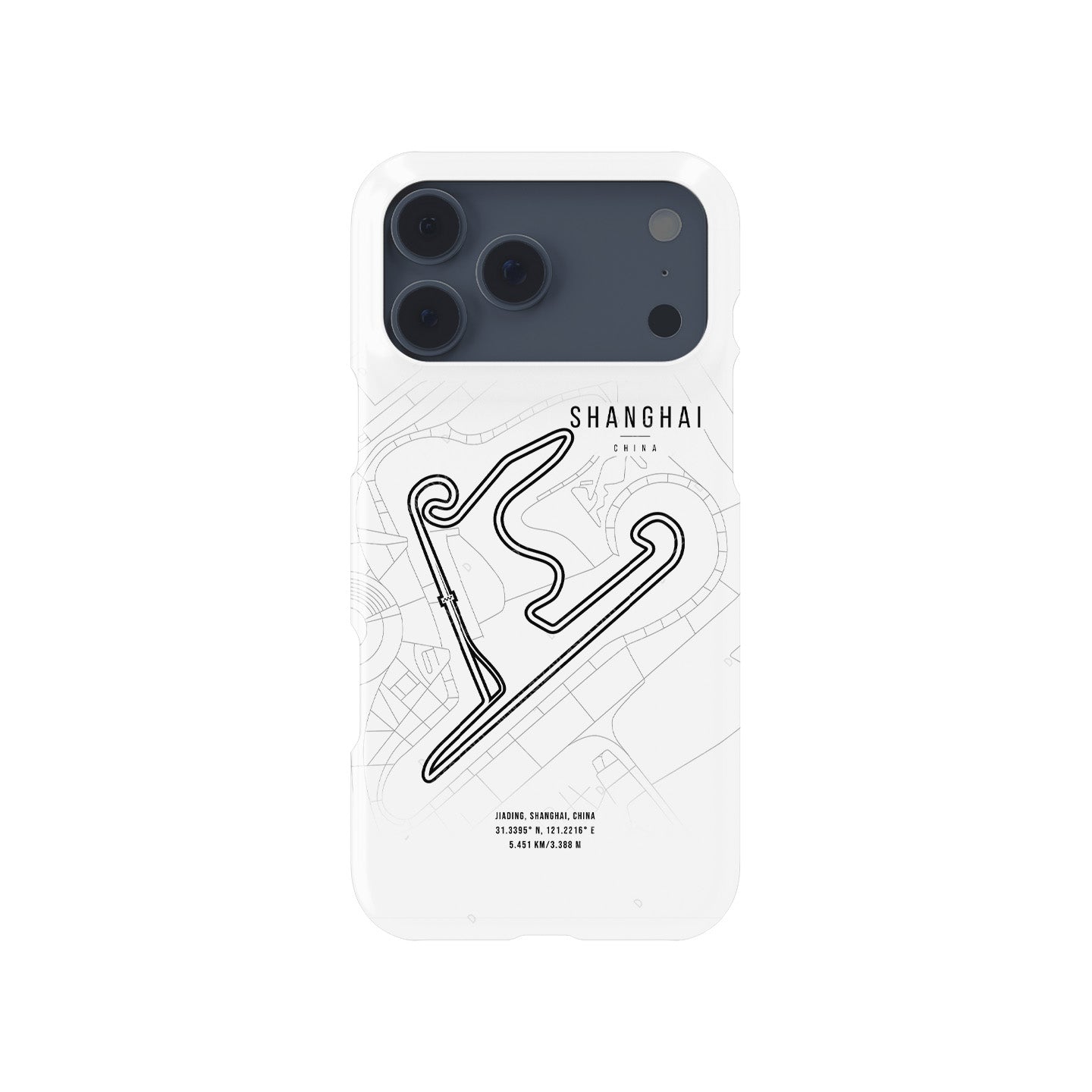 Shanghai F1 Track Map iPhone Case – The Heart of Racing in China | DIZZY CASE