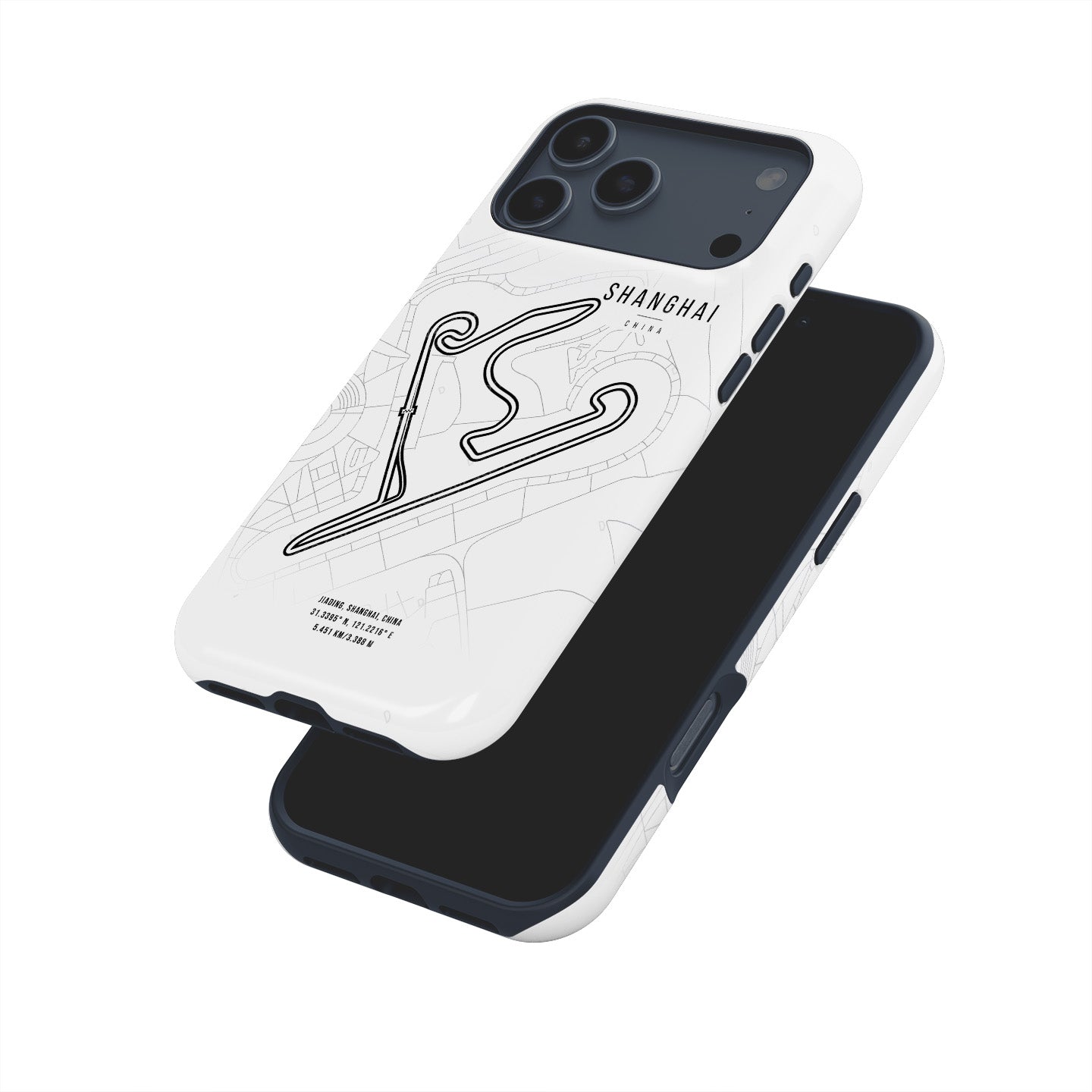 Shanghai F1 Track Map iPhone Case – The Heart of Racing in China | DIZZY CASE