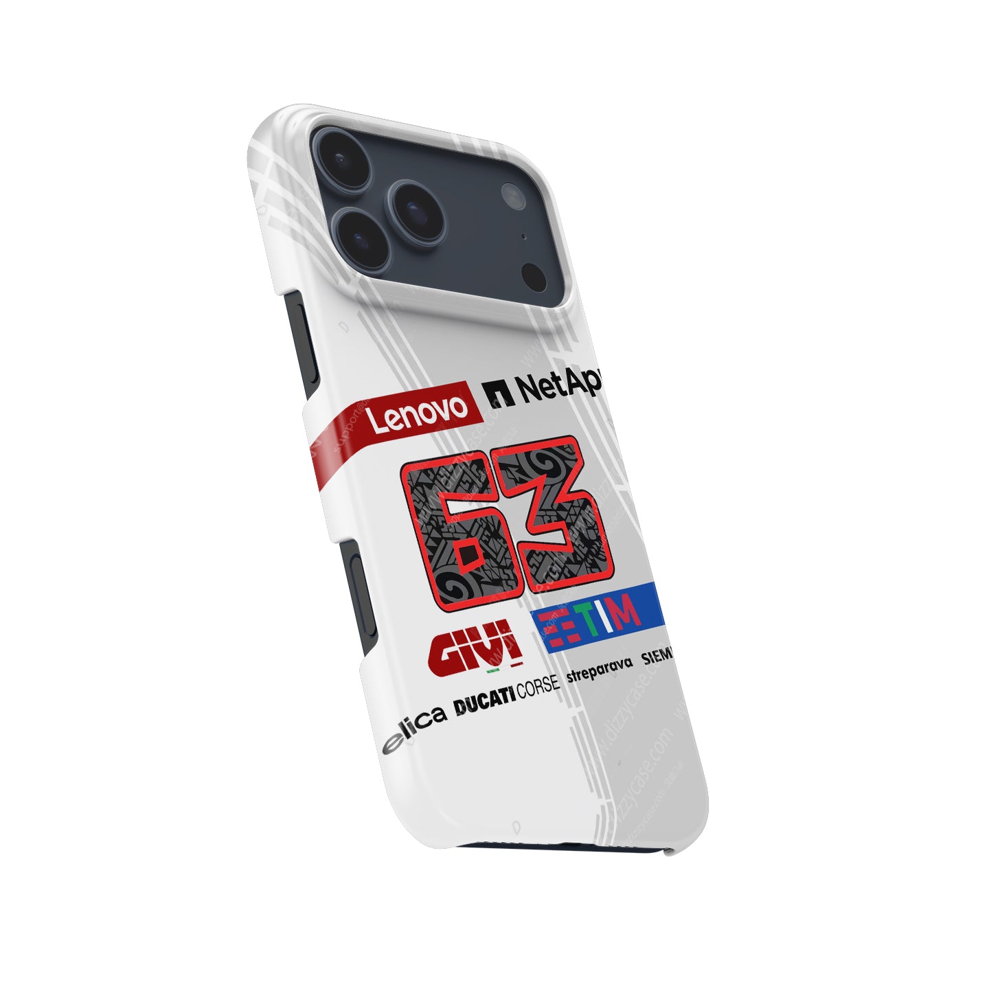 Pecco Bagnaia #63 White Prototype - Case for Google / Xiaomi