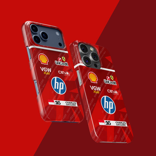 Charles Leclerc #16 Las Vegas 2025 Livery - iPhone Case