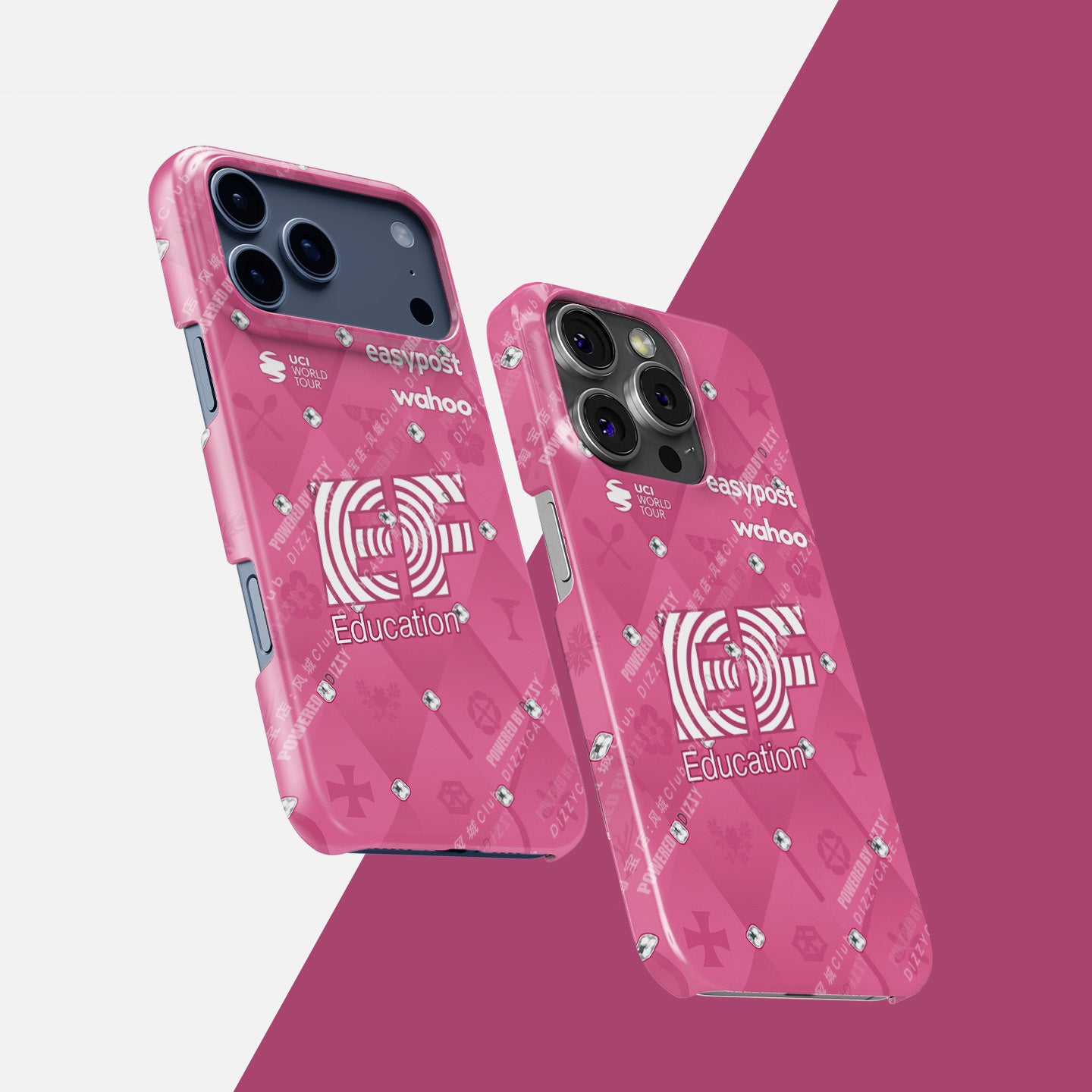EF Education 2025 Team Jersey Phone Case – Tour de France Pink Design for iPhone