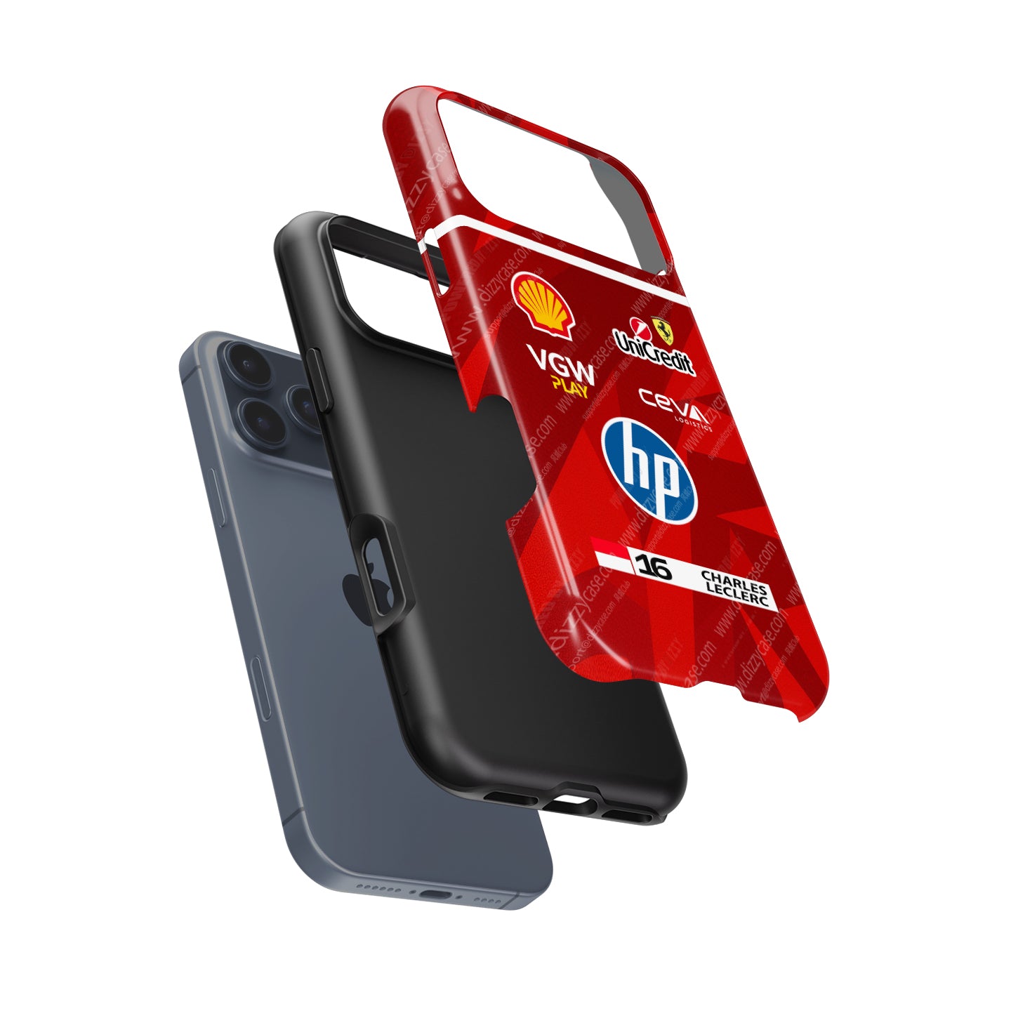 Charles Leclerc #16 Las Vegas 2025 Livery - iPhone Case