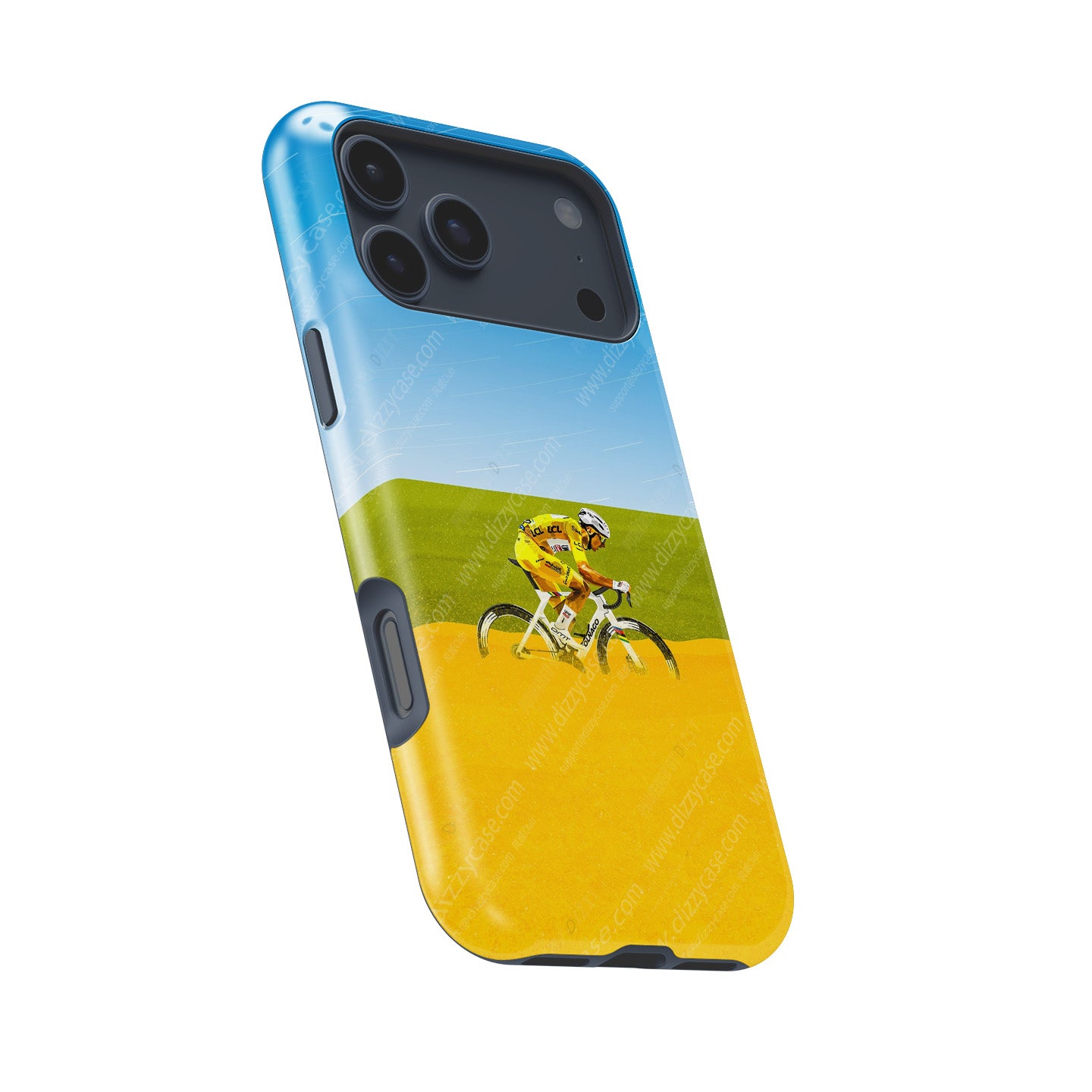 Tadej Pogačar “Solo in Yellow” Phone Case – Tour de France 2025 Edition for iPhone