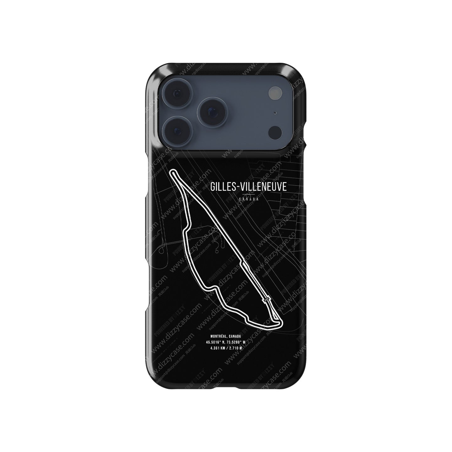 Gilles Villeneuve Montreal iPhone Case – Sleek Snap Design | DIZZY CASE