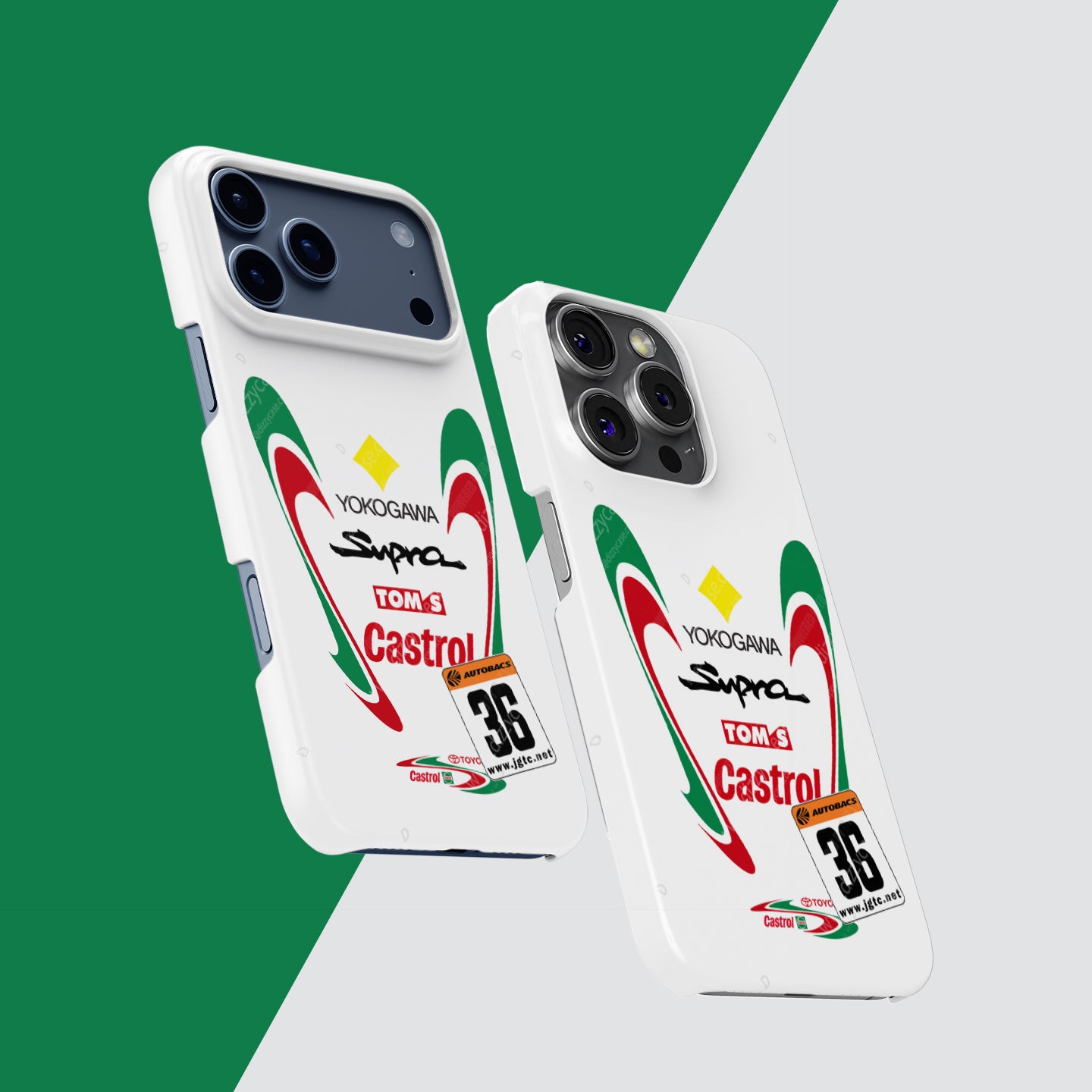 TOYOTA CASTROL Tom's SUPRA '97 #36 JGTC Livery Coques et coques pour téléphone | DIZZY - Pour iPhone et Samsung