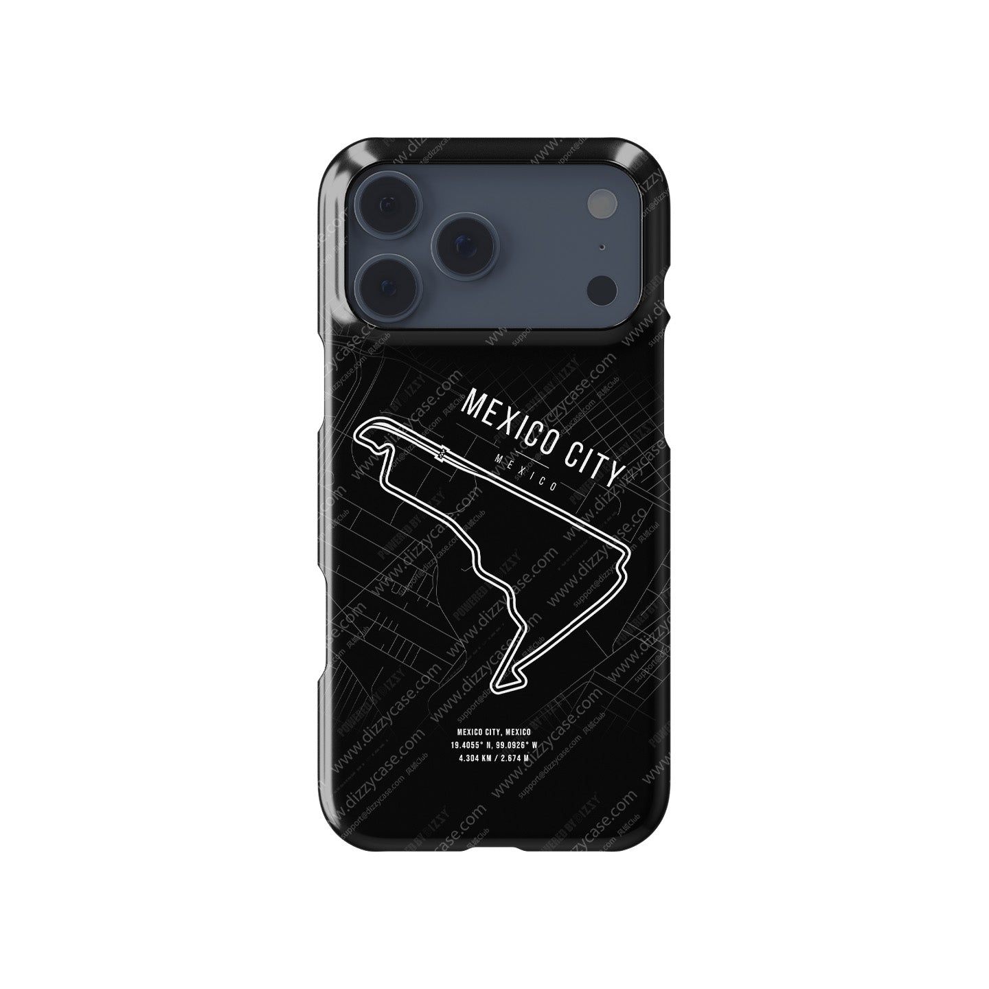 Mexico City F1 Track Map Grand Prix - iPhone Case | DIZZY CASE