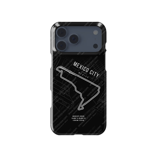 Mexico City F1 Track Map Grand Prix - iPhone Case | DIZZY CASE