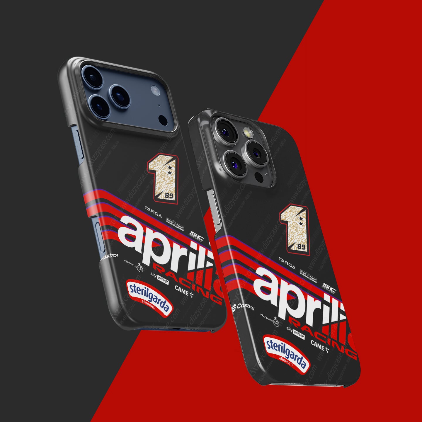 Jorge Martín MotoGP 2025 Aprilia Phone Case – Bold #1 Livery Design for iPhone | DIZZY CASE