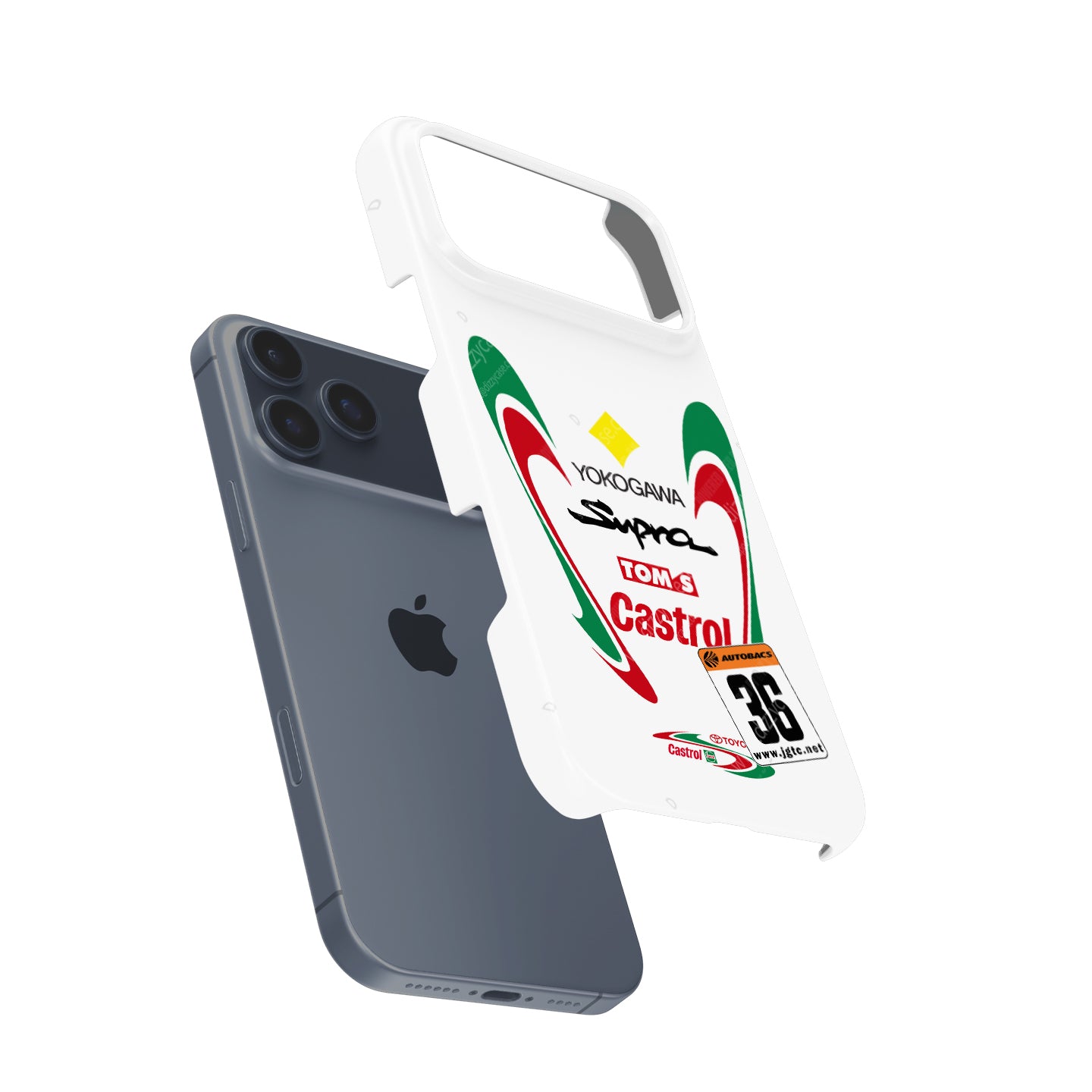 Legendary Castrol Tom's Supra Racing Google Pixel Case - JDM Retro Livery for Pixel 10/9/8 Series