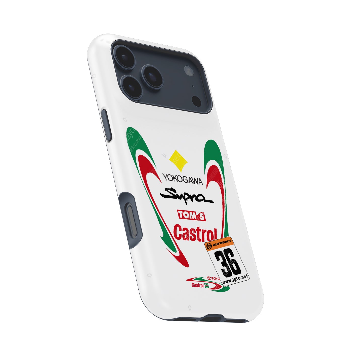 Legendary Castrol Tom's Supra Racing Google Pixel Case - JDM Retro Livery for Pixel 10/9/8 Series