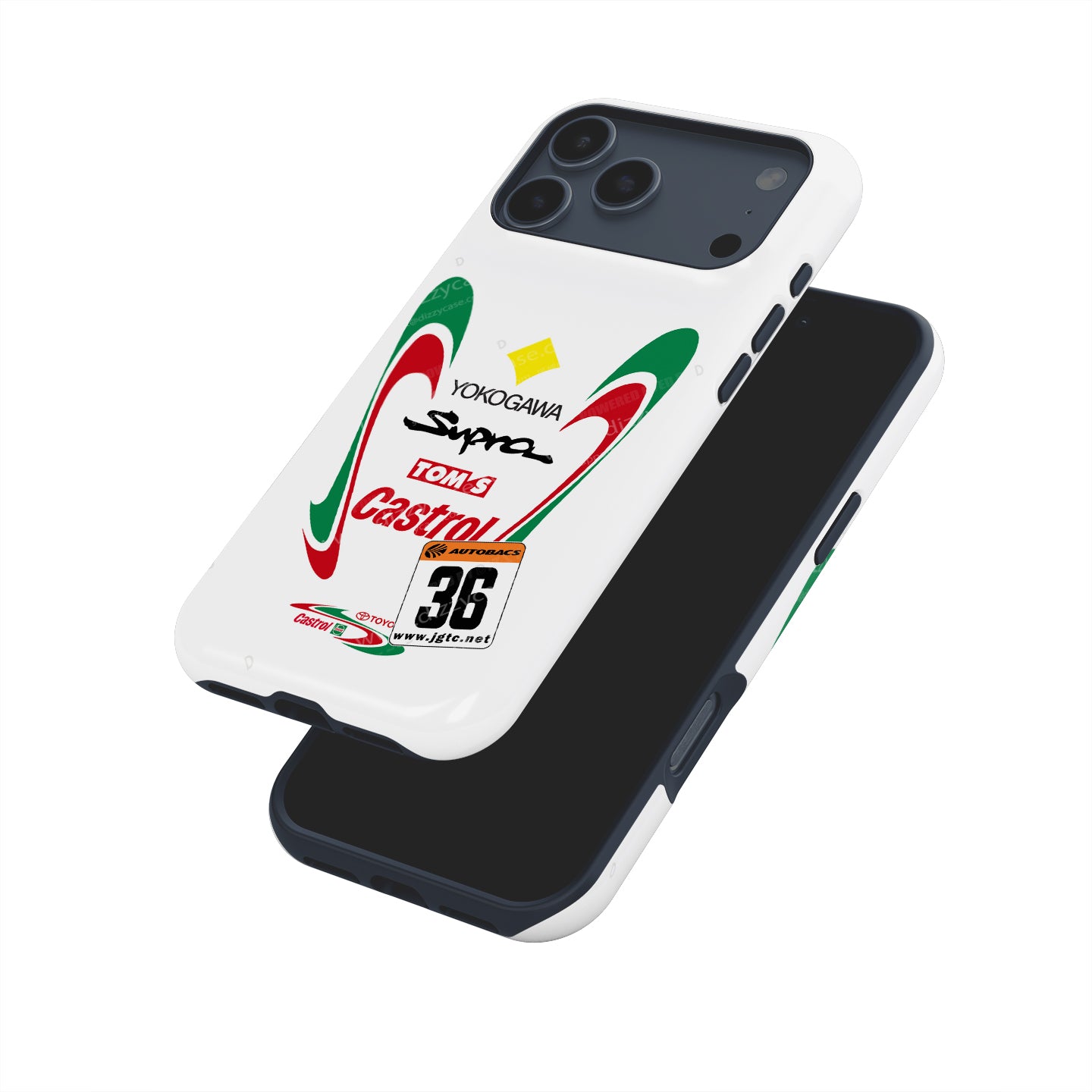 TOYOTA CASTROL Tom's SUPRA '97 #36 JGTC Livery Coques et coques pour téléphone | DIZZY - Pour iPhone et Samsung
