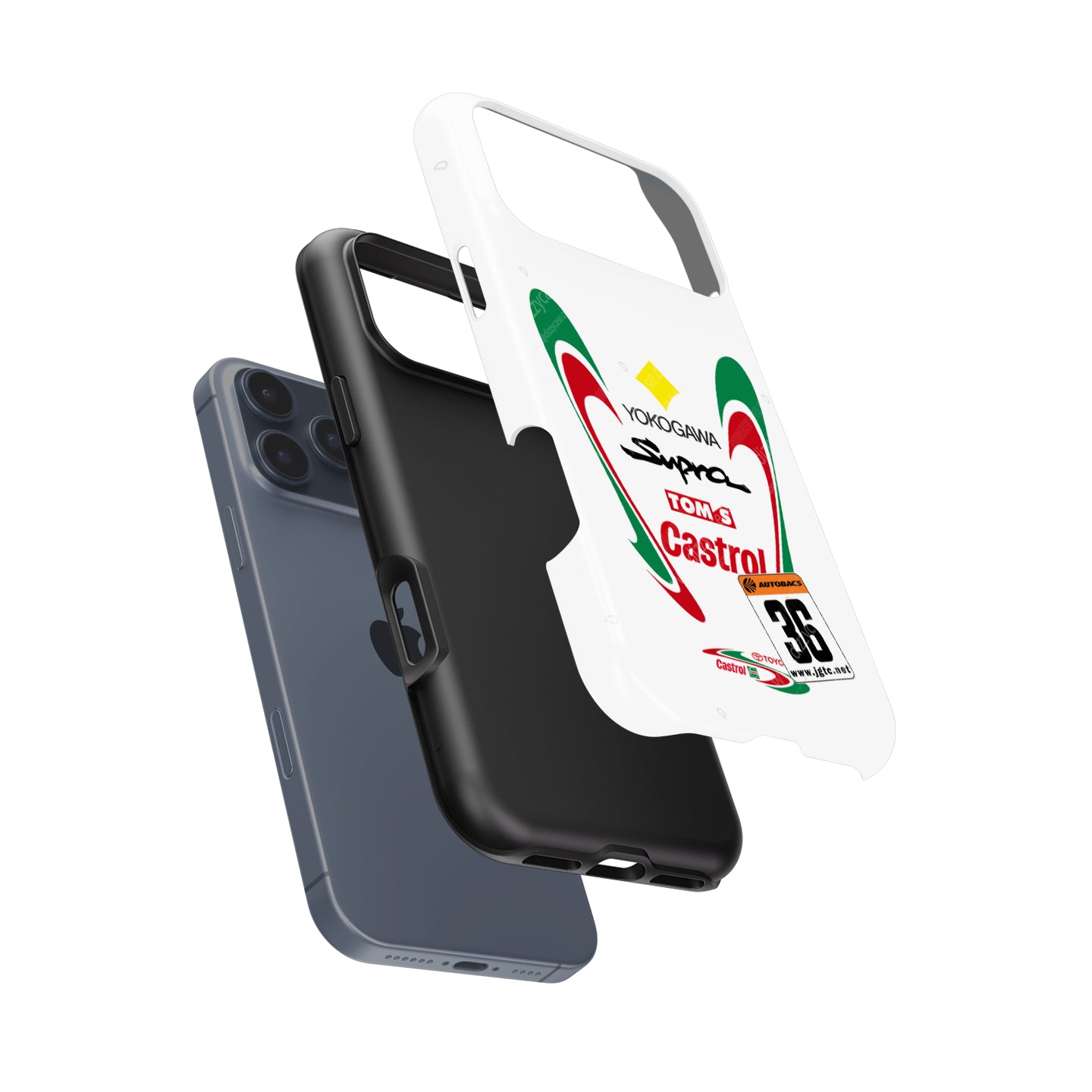 Legendary Castrol Tom's Supra Racing Google Pixel Case - JDM Retro Livery for Pixel 10/9/8 Series