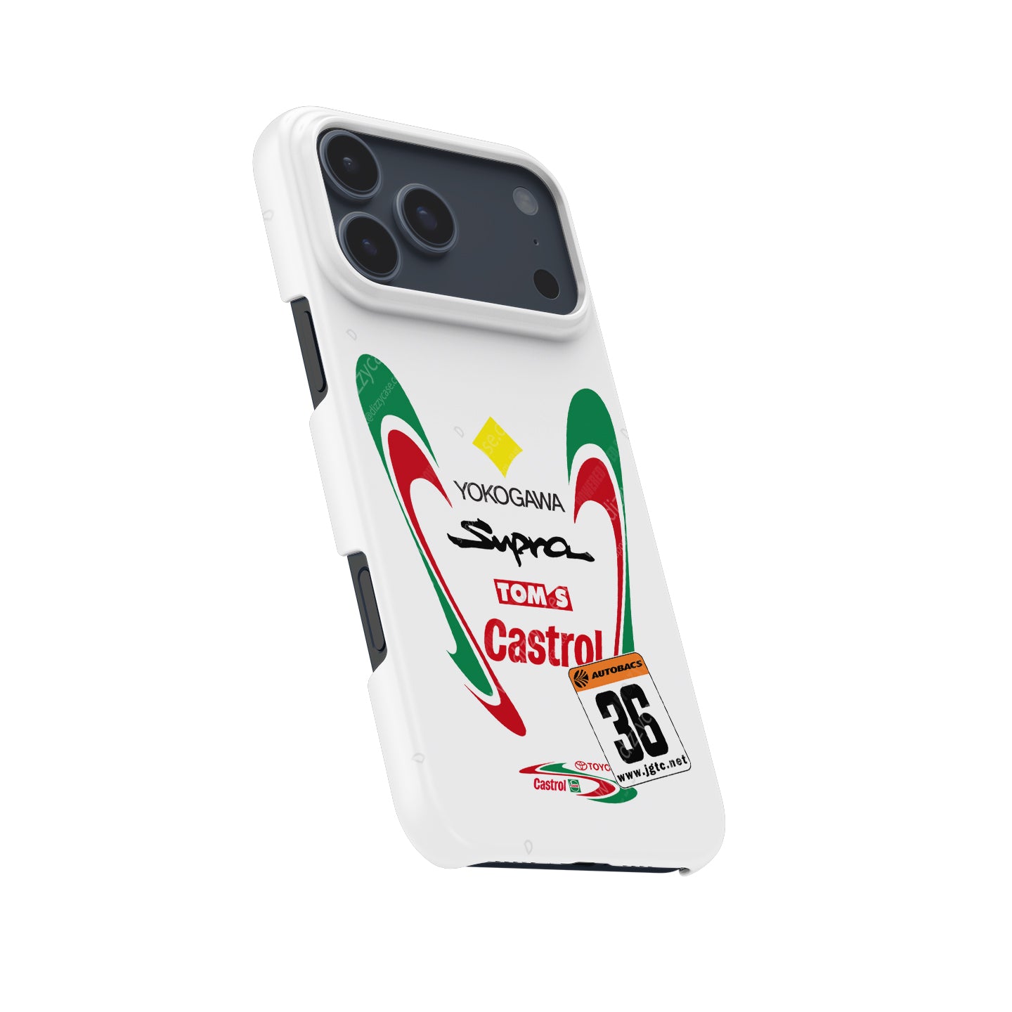 Legendary Castrol Tom's Supra Racing Google Pixel Case - JDM Retro Livery for Pixel 10/9/8 Series