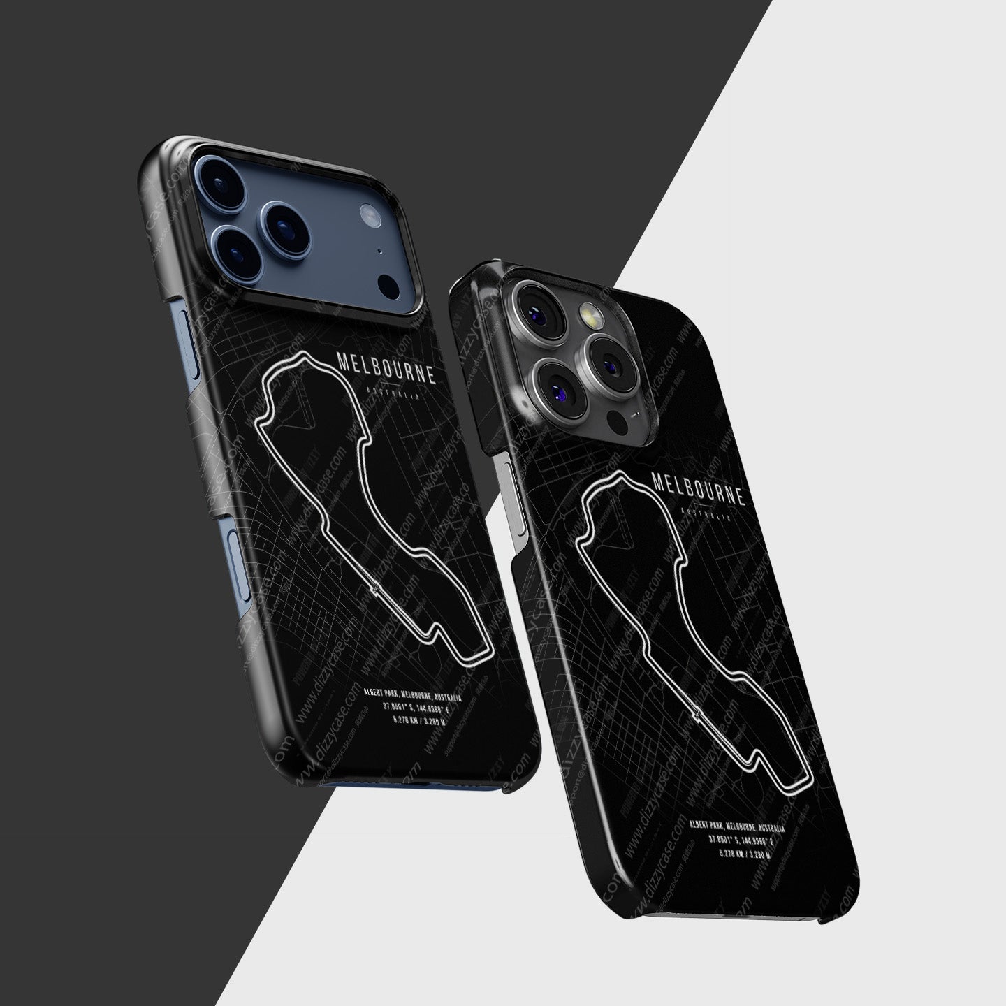 Melbourne F1 Track Map Grand Prix - iPhone Case | DIZZY CASE