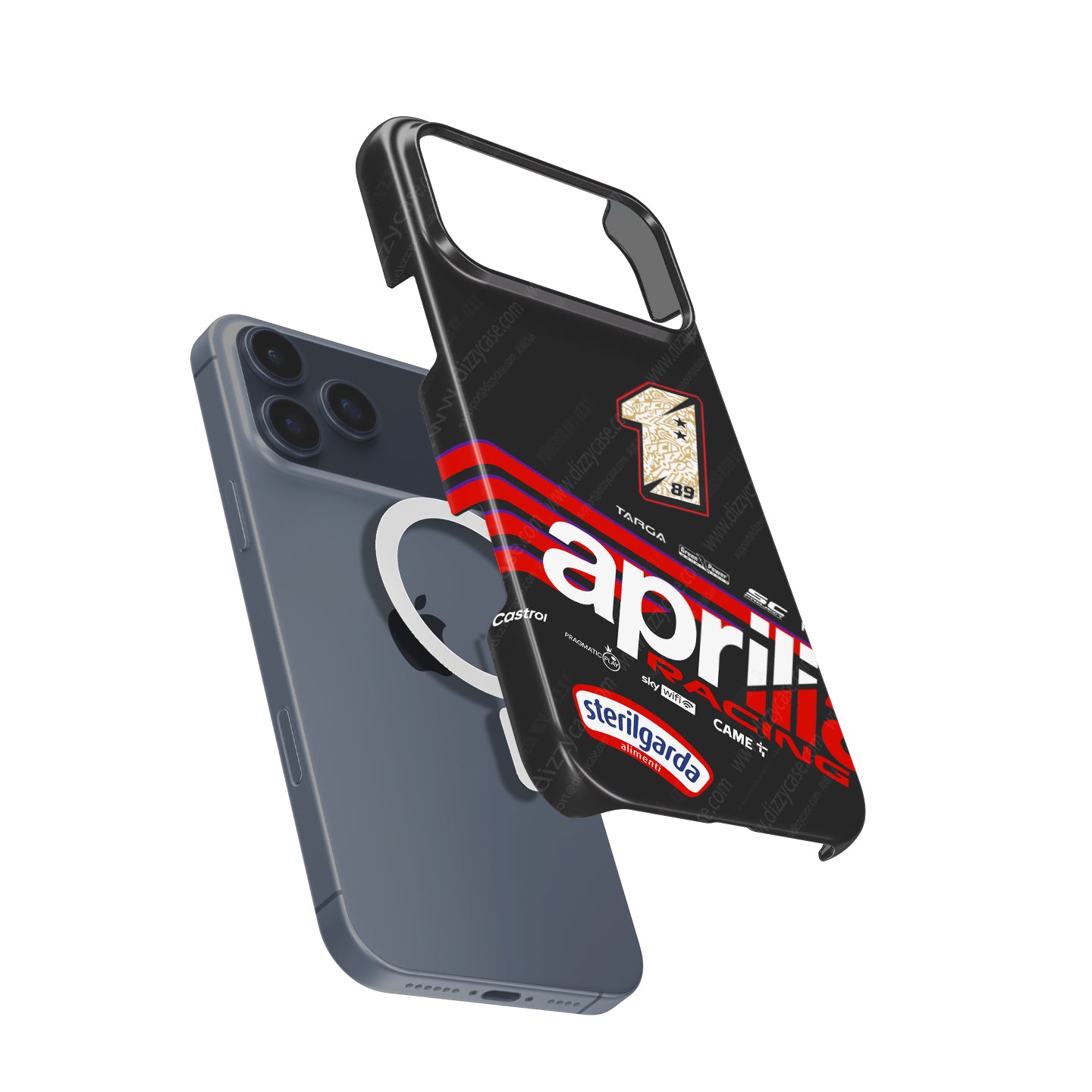Jorge Martín MotoGP 2025 Aprilia Phone Case – Bold #1 Livery Design for iPhone | DIZZY CASE