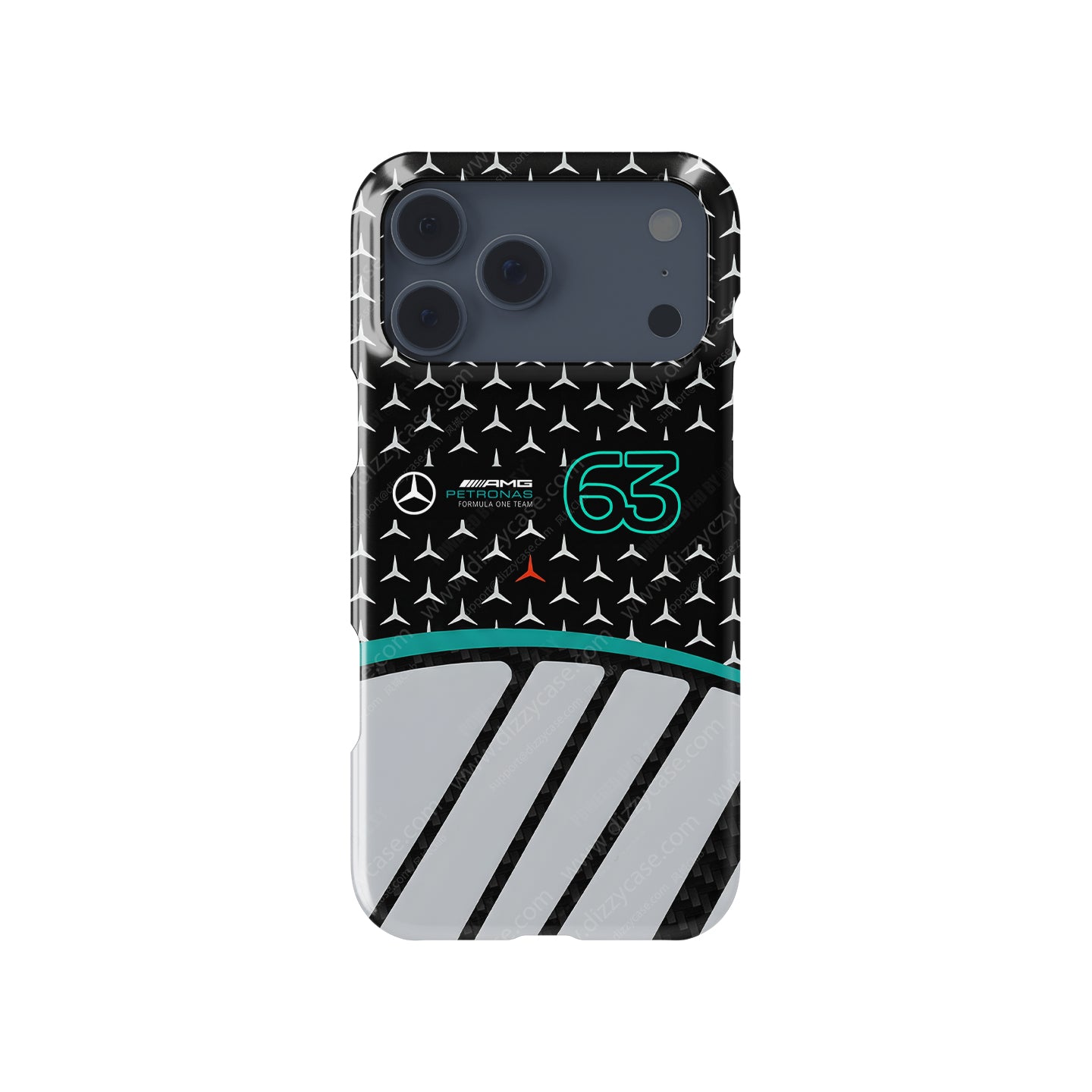 George Russell #63 Mercedes F1 W17 2026 Livery - iPhone Case