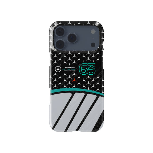 George Russell #63 Mercedes F1 W17 2026 Livery - iPhone Case