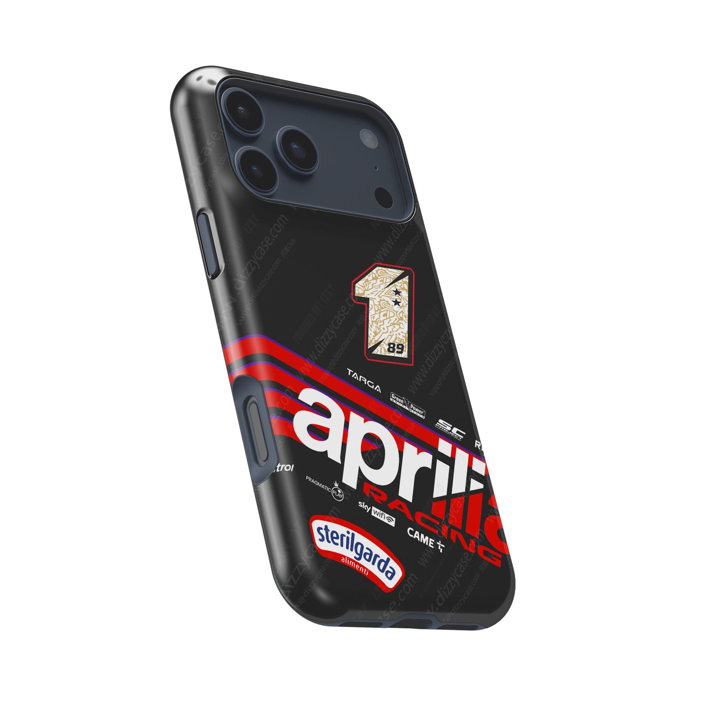 Jorge Martín MotoGP 2025 Aprilia Phone Case – Bold #1 Livery Design for iPhone | DIZZY CASE
