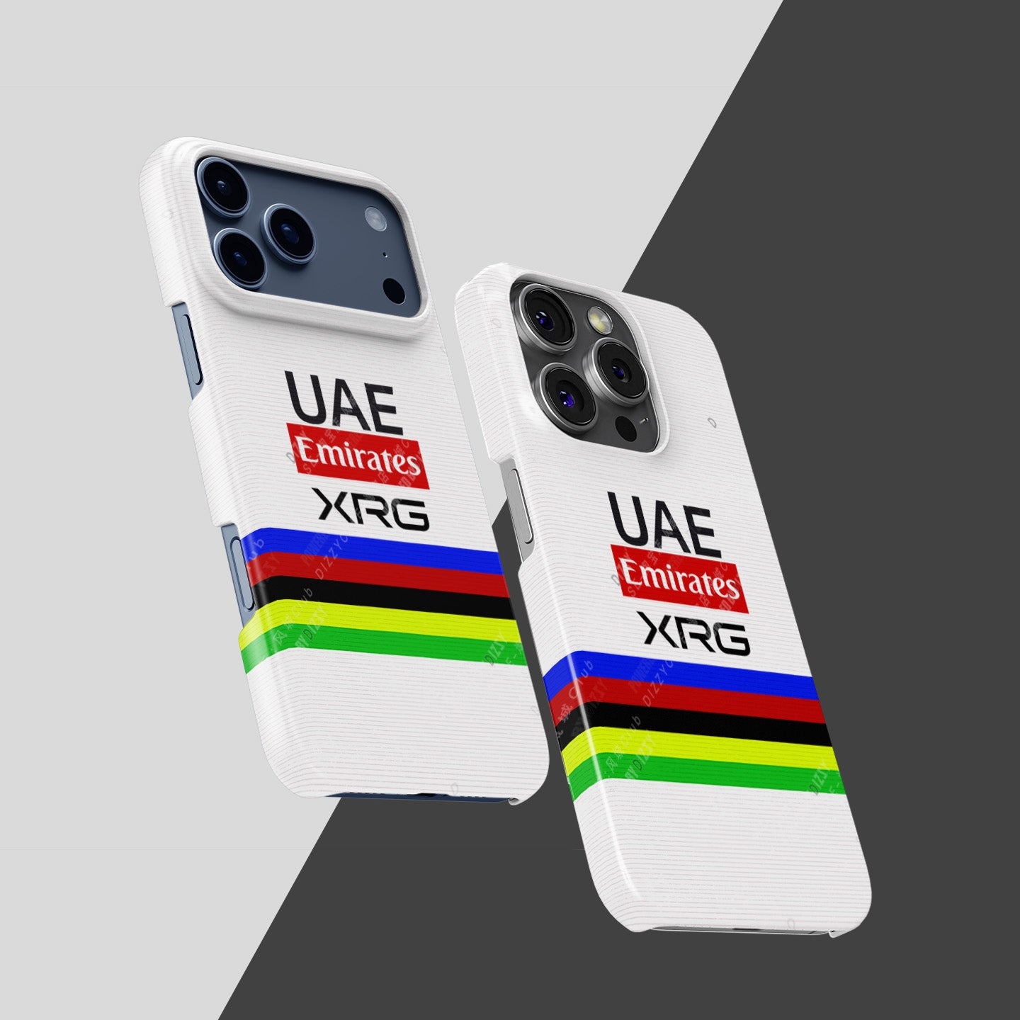 Tadej Pogačar 2024 UCI Road World Championships Rainbow Jersey Designs Phone Case