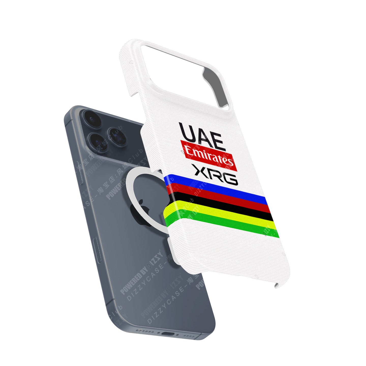Tadej Pogačar 2024 UCI Road World Championships Rainbow Jersey Designs Phone Case
