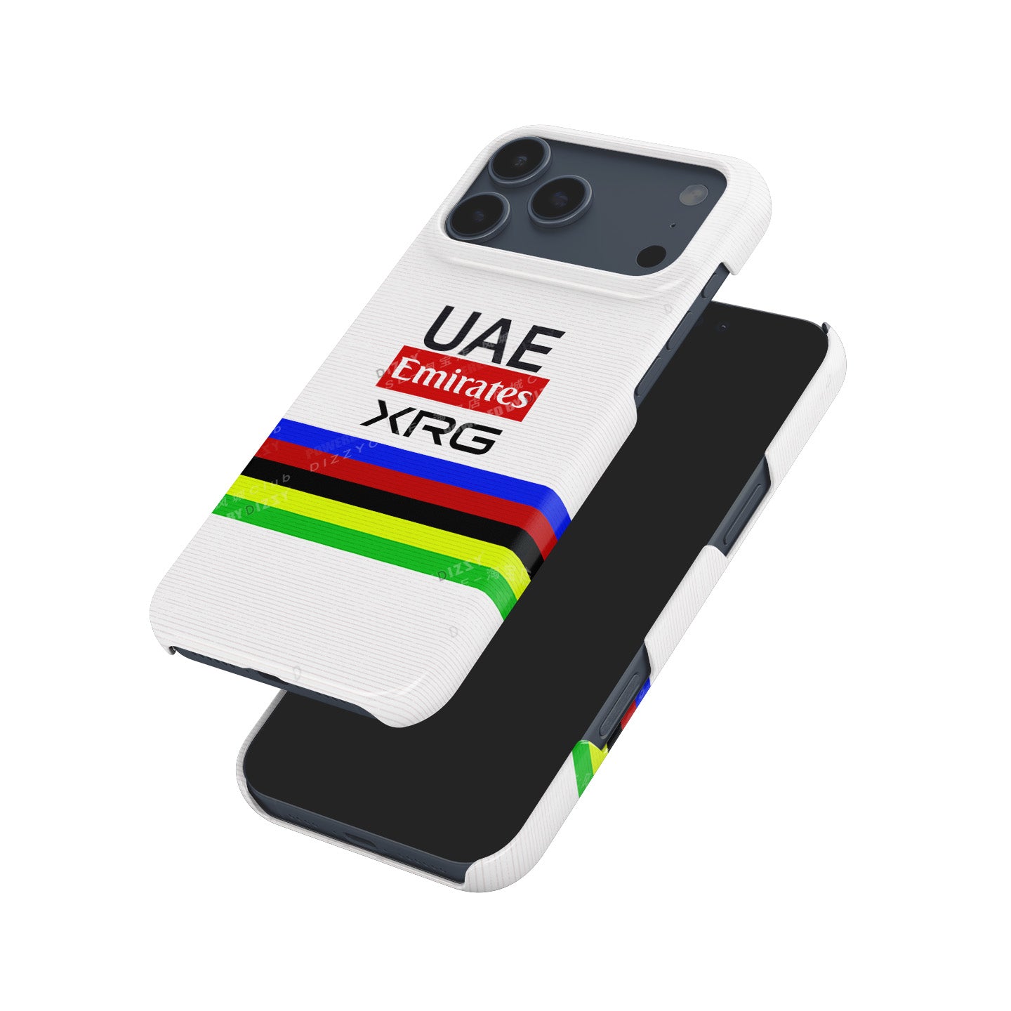 Tadej Pogačar 2024 UCI Road World Championships Rainbow Jersey Designs Phone Case