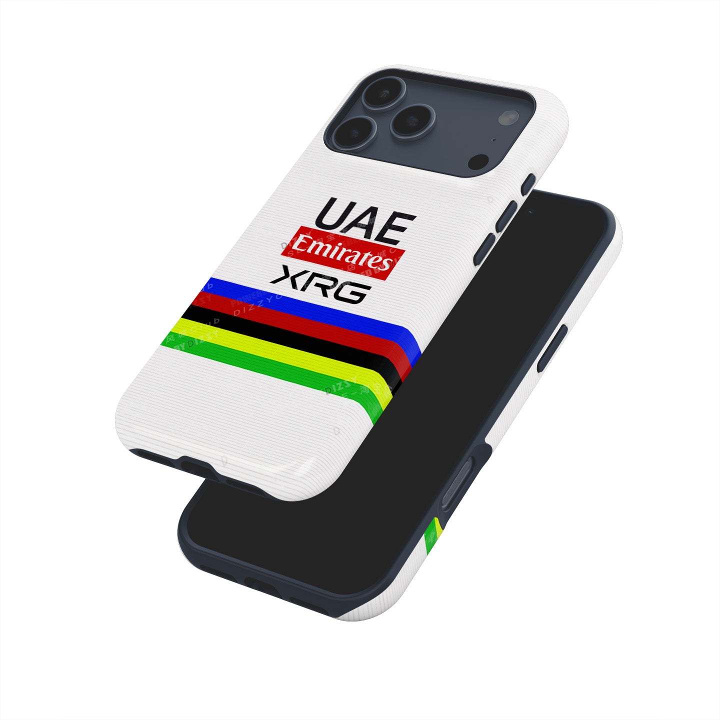 Tadej Pogačar 2024 UCI Road World Championships Rainbow Jersey Designs Phone Case