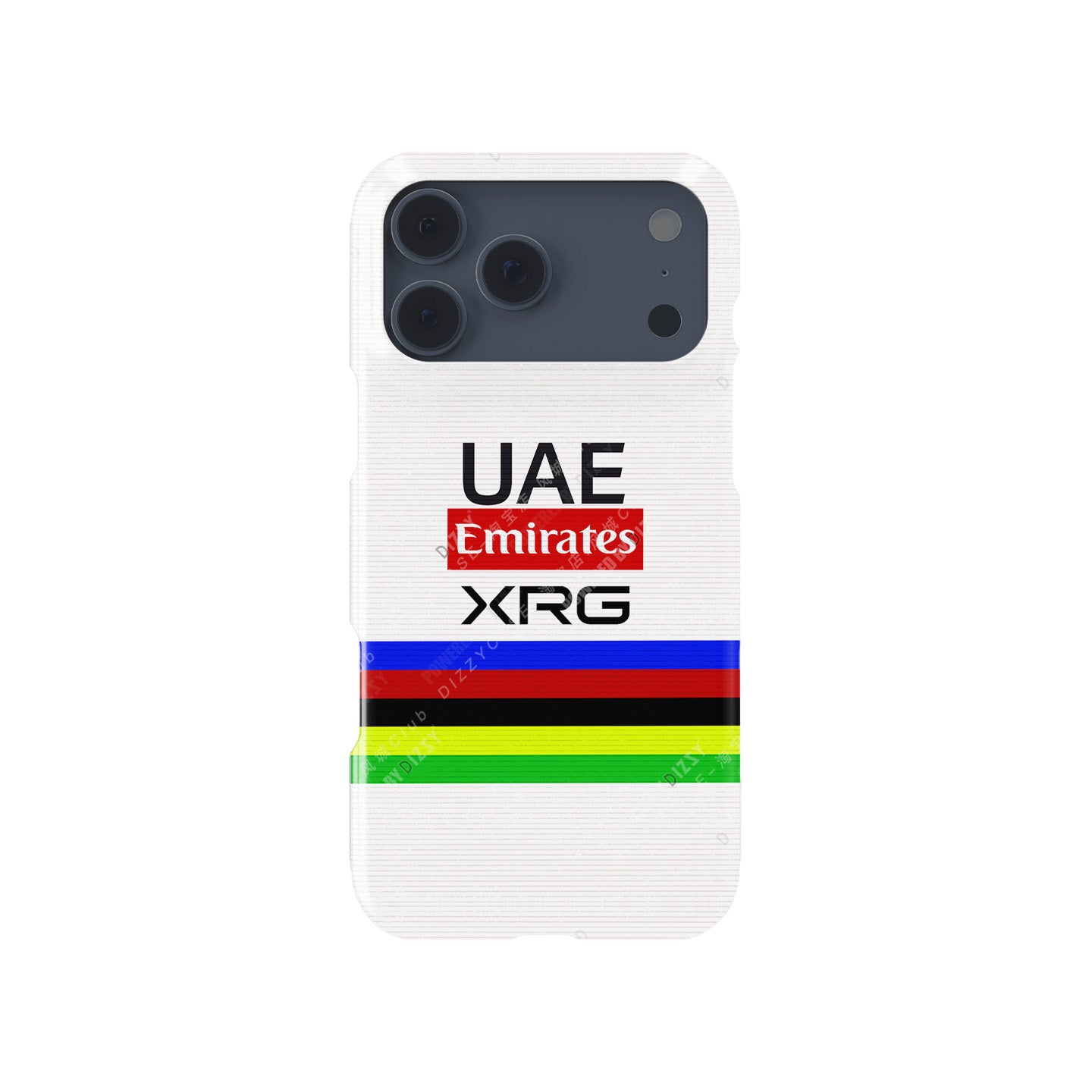 Tadej Pogačar 2024 UCI Road World Championships Rainbow Jersey Designs Phone Case