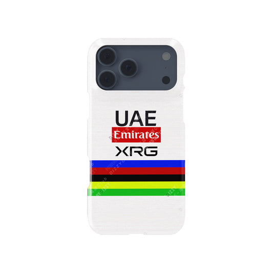 Tadej Pogačar 2024 UCI Road World Championships Rainbow Jersey Designs Phone Case